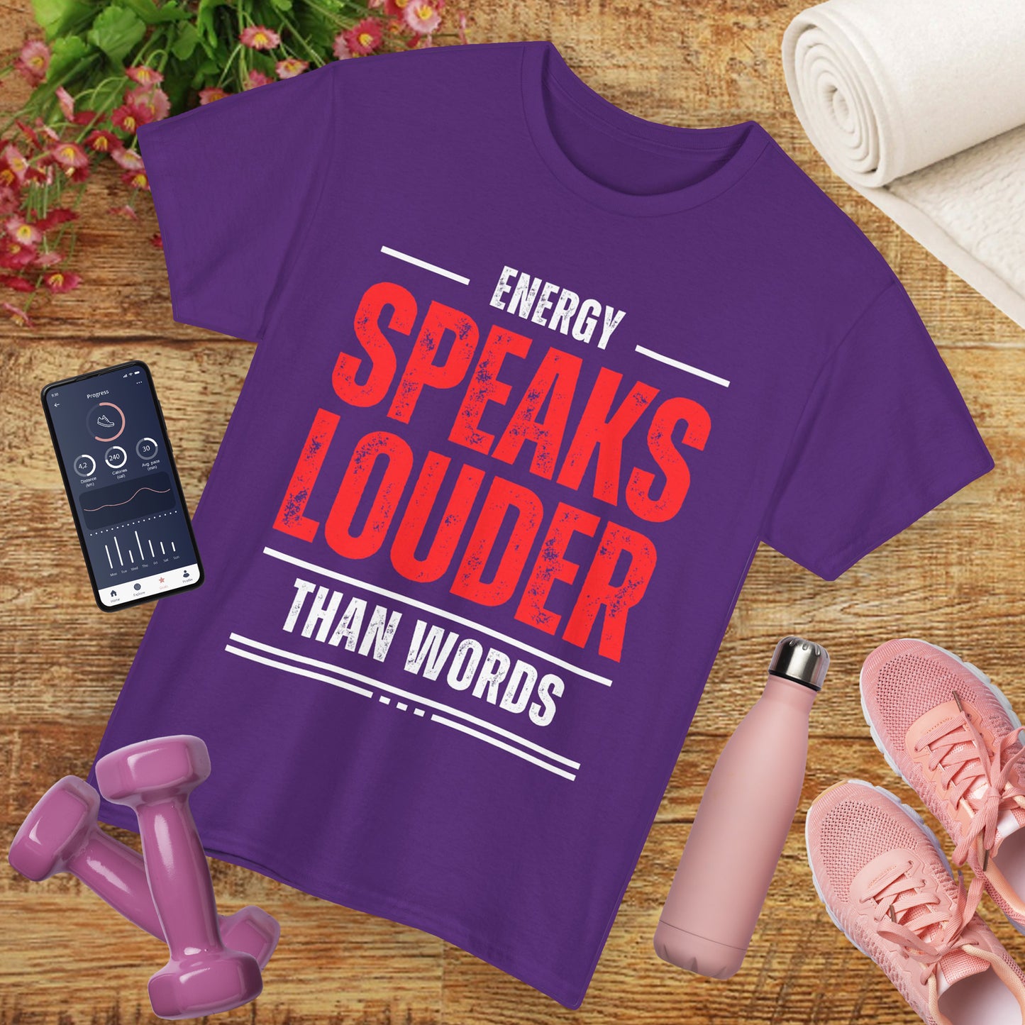 ⚡Vibe Frequency Heavy Cotton Tee - Where Energy Speaks Truth