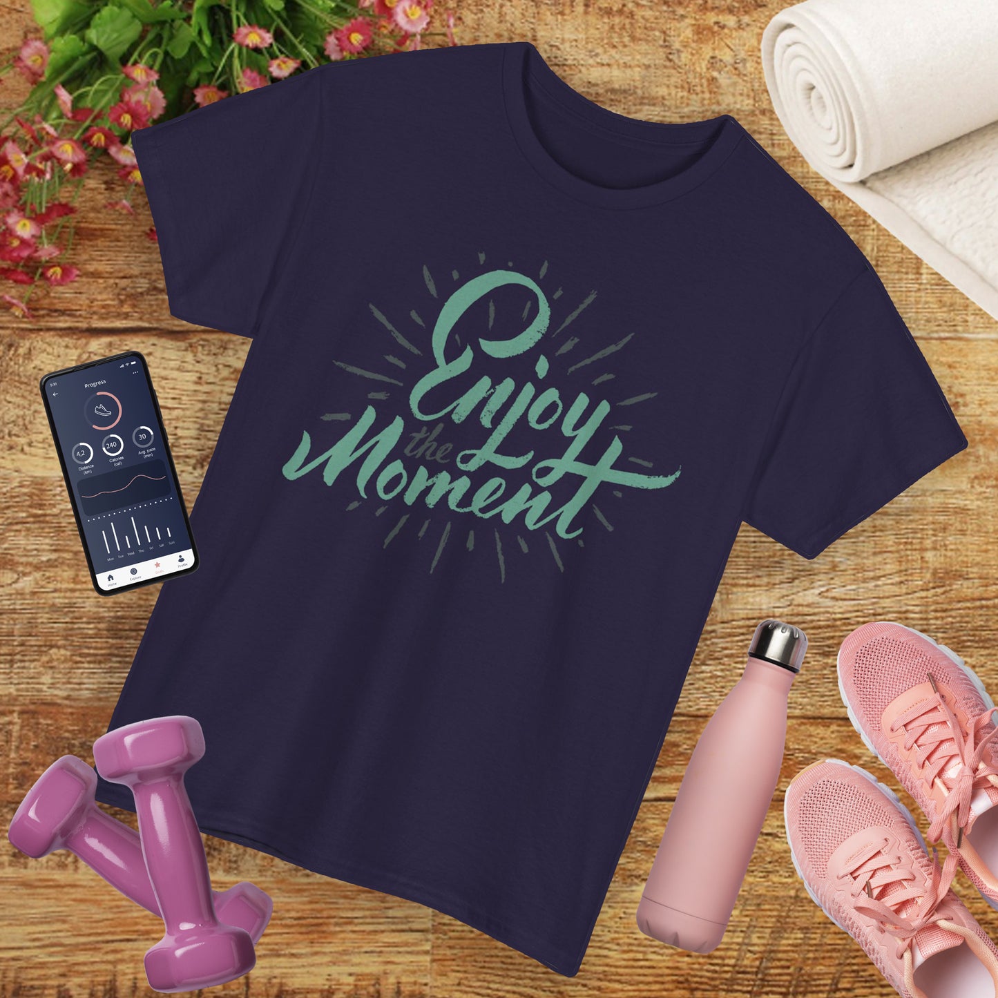 Savor the Now  - “Enjoy the Moment” Heavy Cotton Tee