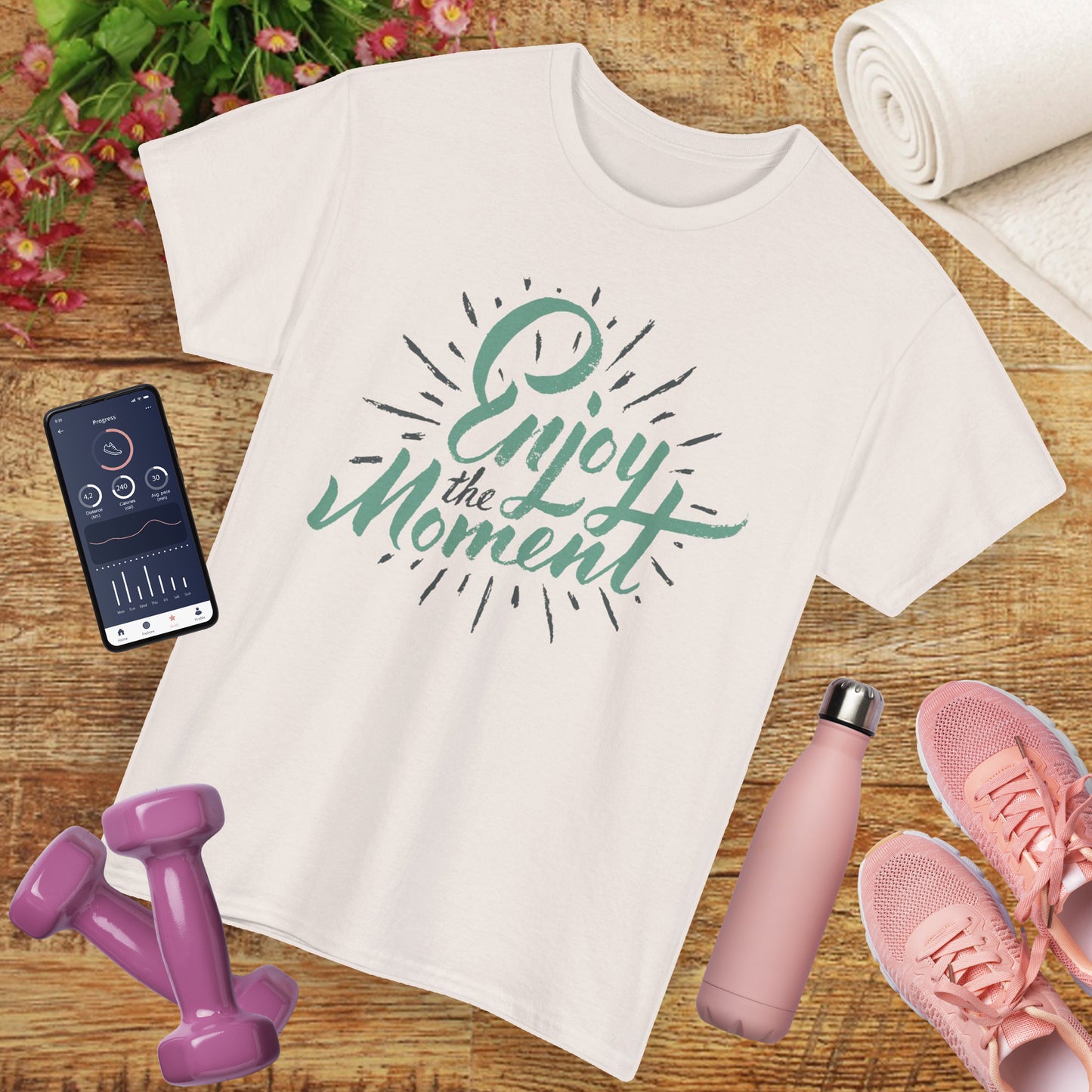 Savor the Now  - “Enjoy the Moment” Heavy Cotton Tee