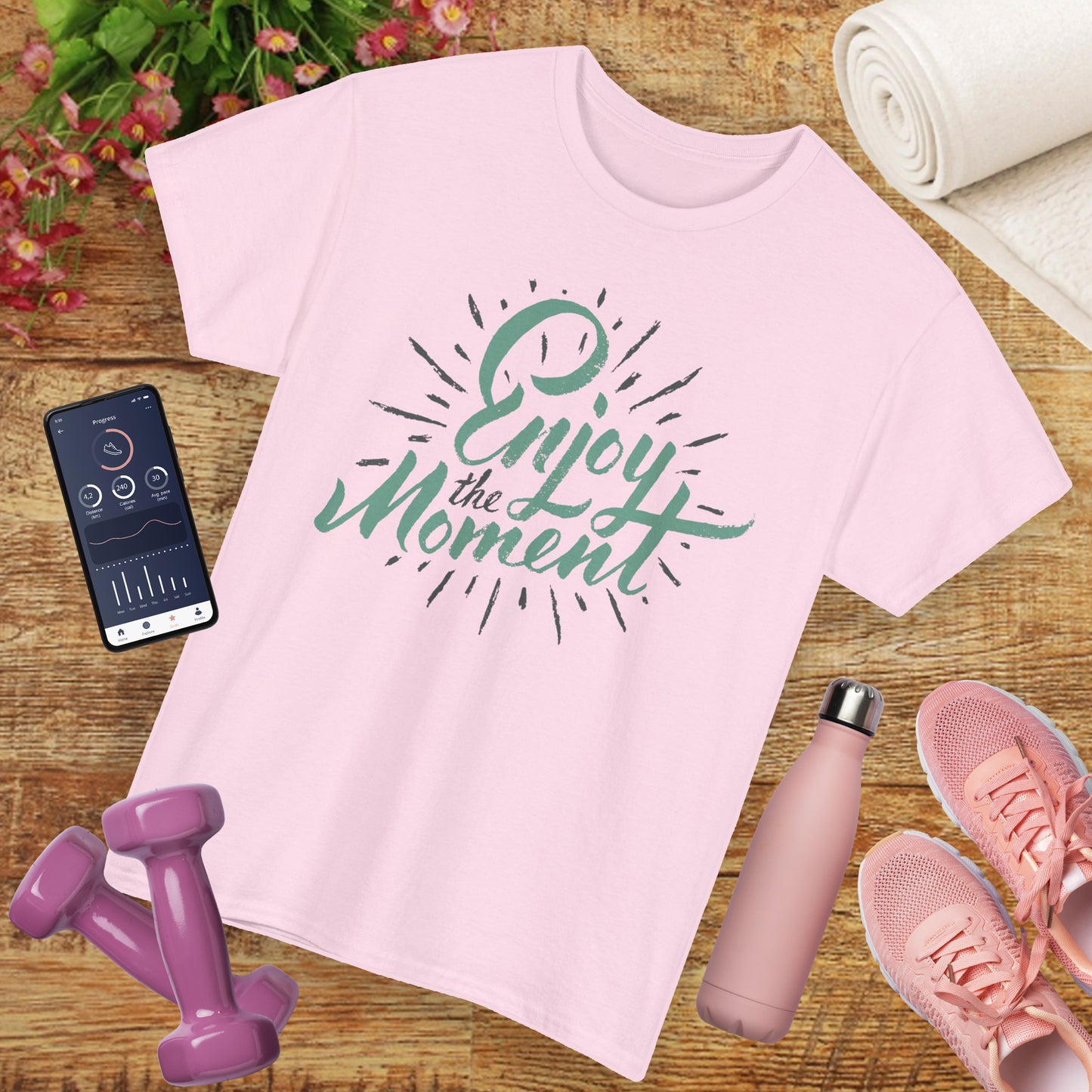 Savor the Now  - “Enjoy the Moment” Heavy Cotton Tee