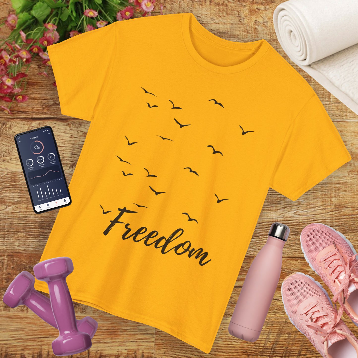 Freedom Flight - Let Your Soul Soar Heavy Cotton Tee