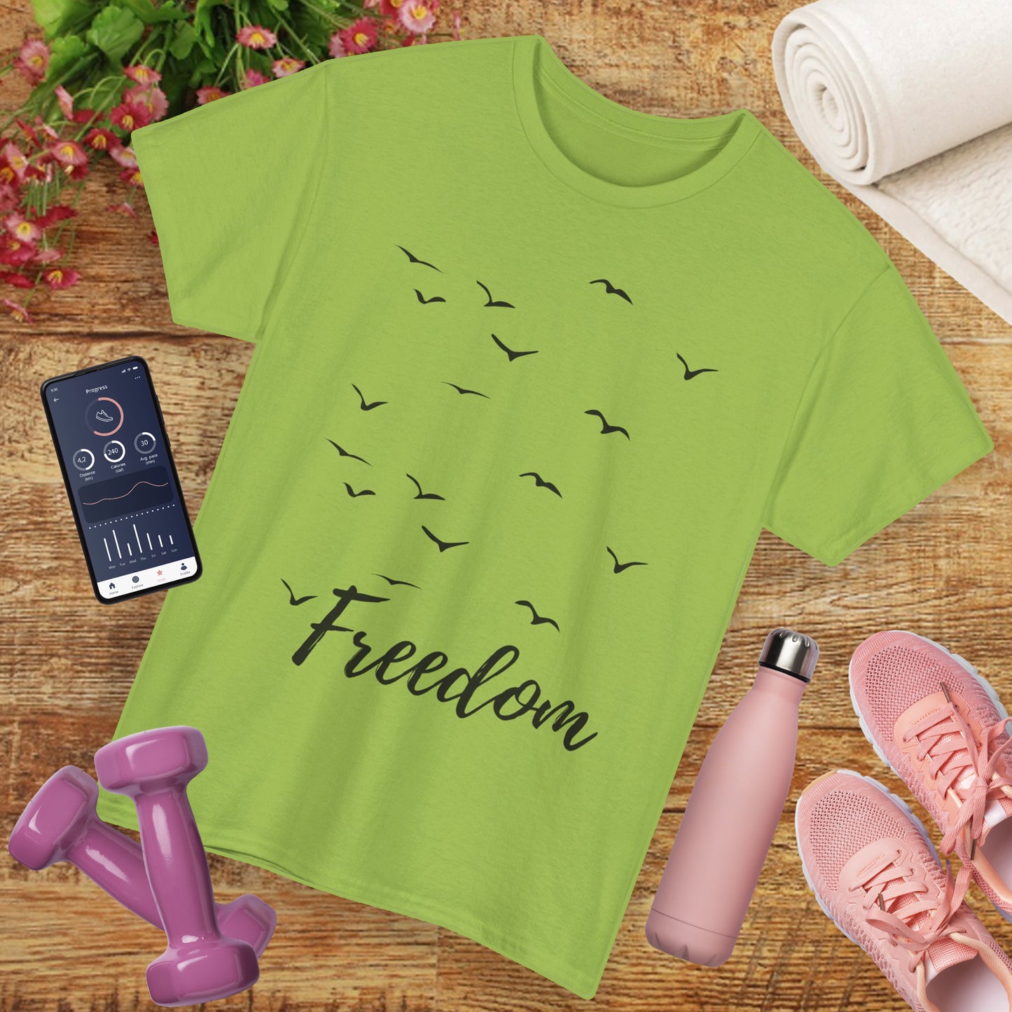 Freedom Flight - Let Your Soul Soar Heavy Cotton Tee