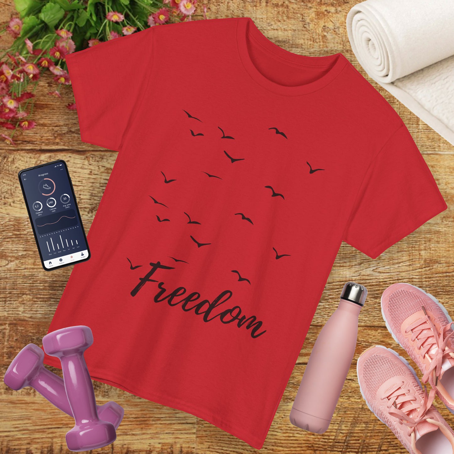Freedom Flight - Let Your Soul Soar Heavy Cotton Tee