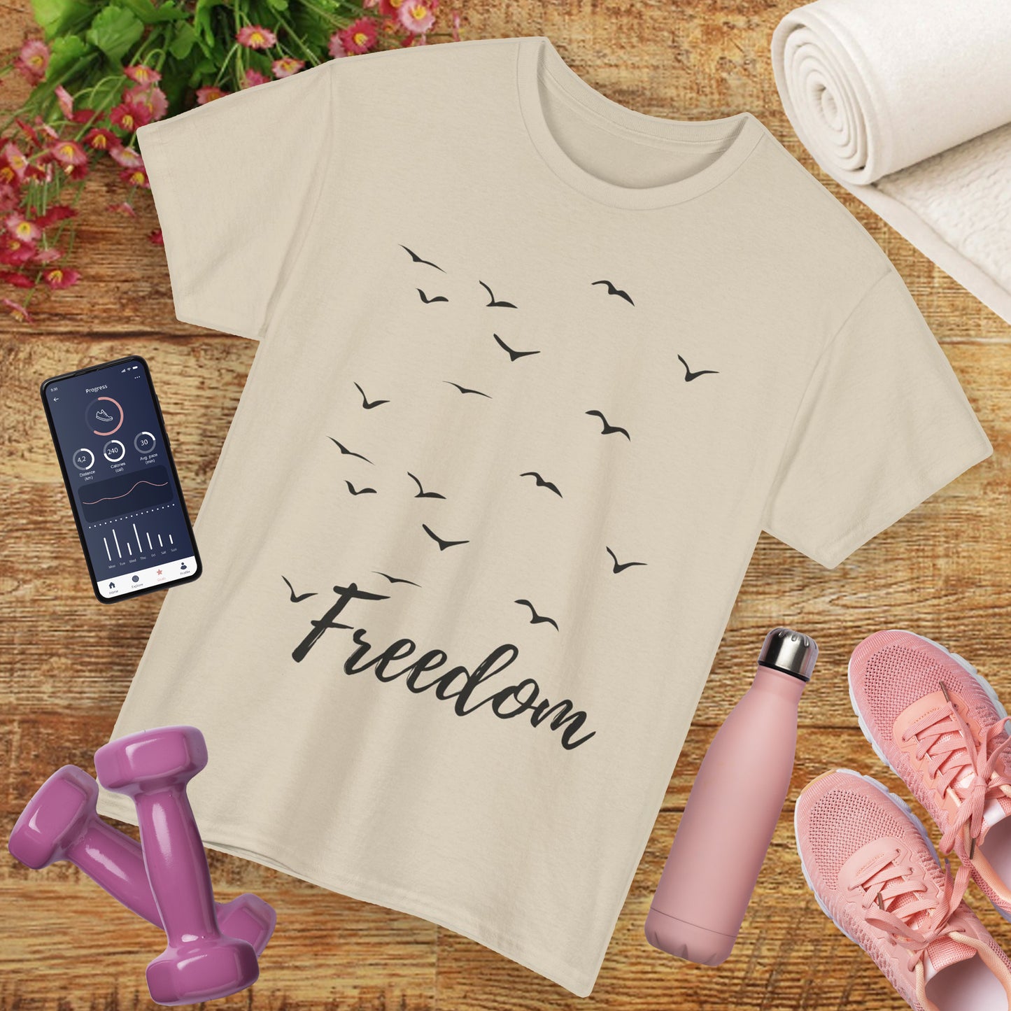Freedom Flight - Let Your Soul Soar Heavy Cotton Tee