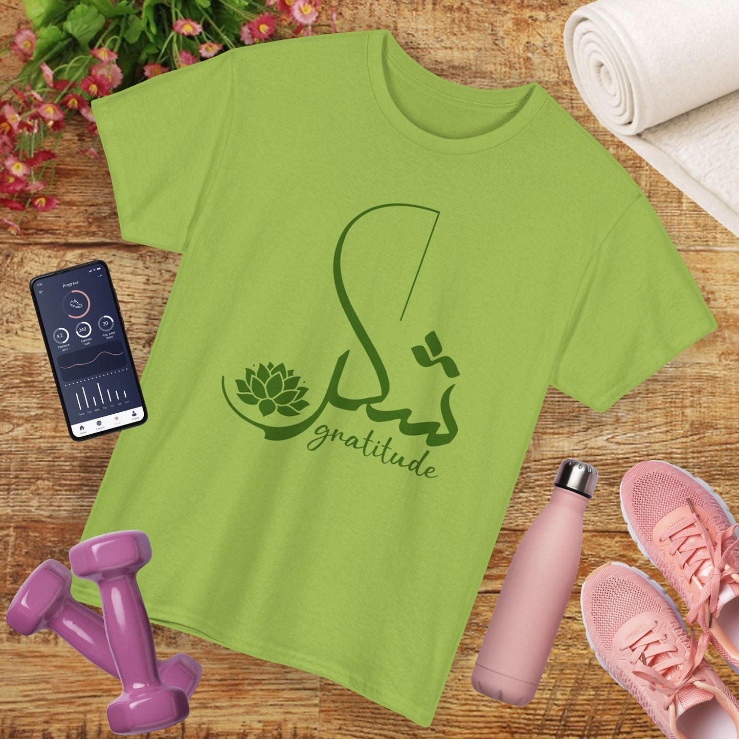 Gratitude in Harmony Heavy Cotton Tee - Embracing Blessings with Style