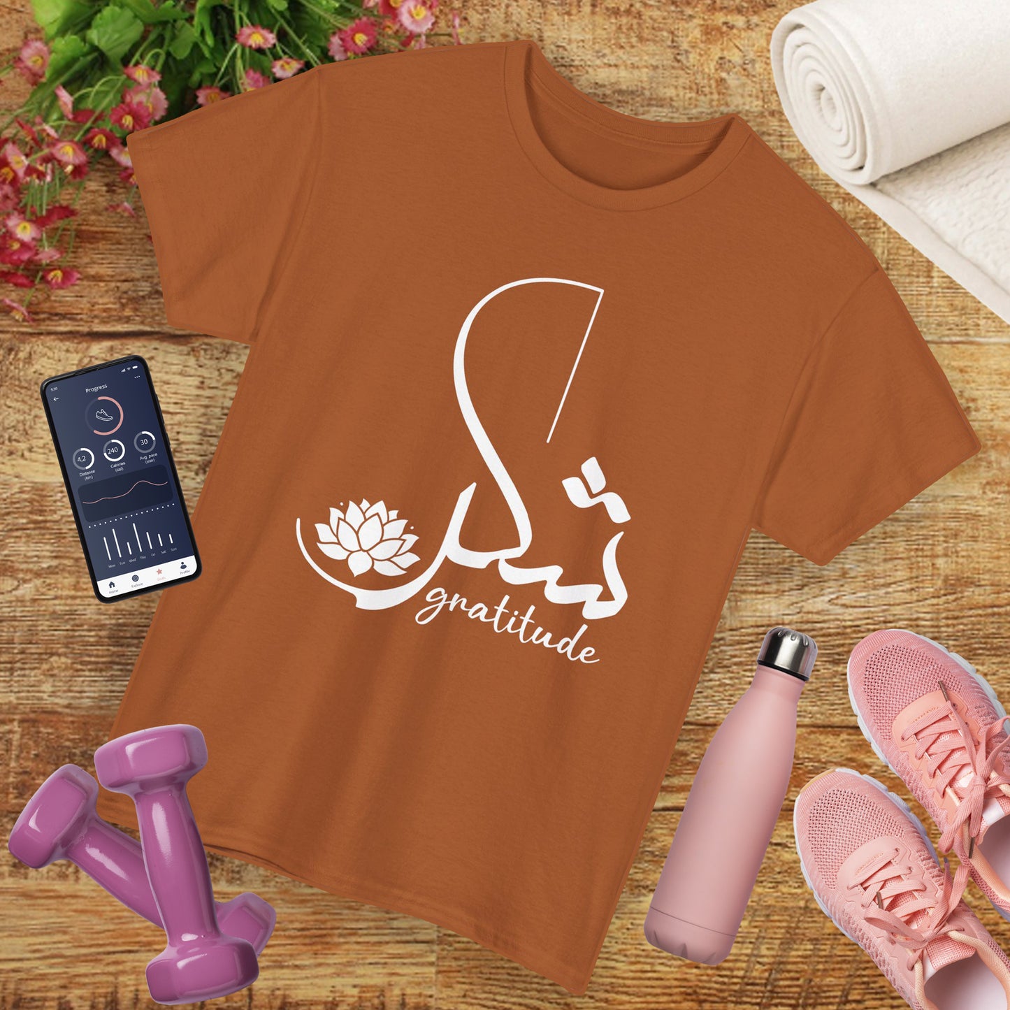 Gratitude in Harmony Heavy Cotton Tee - Embracing Blessings with Style