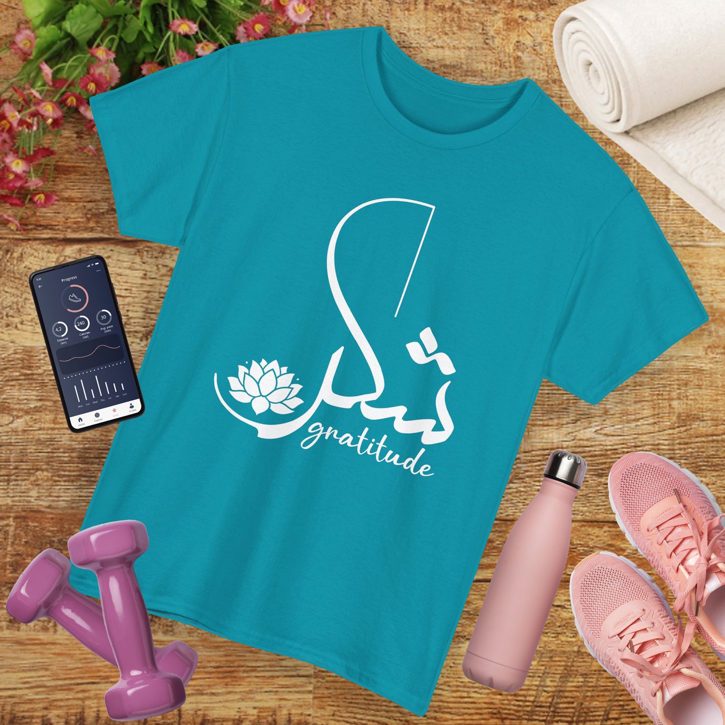 Gratitude in Harmony Heavy Cotton Tee - Embracing Blessings with Style