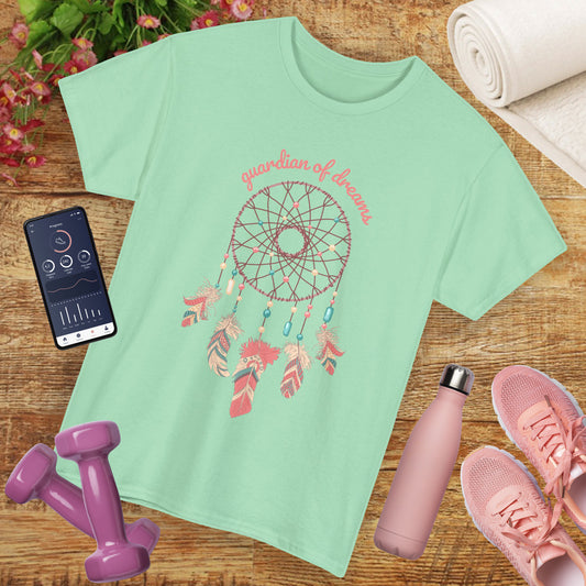 "Guardian of Dreams" - Boho Spirit Heavy Cotton Tee