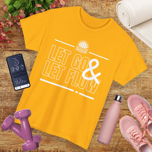 🌊Flowstate Heavy Cotton Tee - Surrender to the Stream of Life