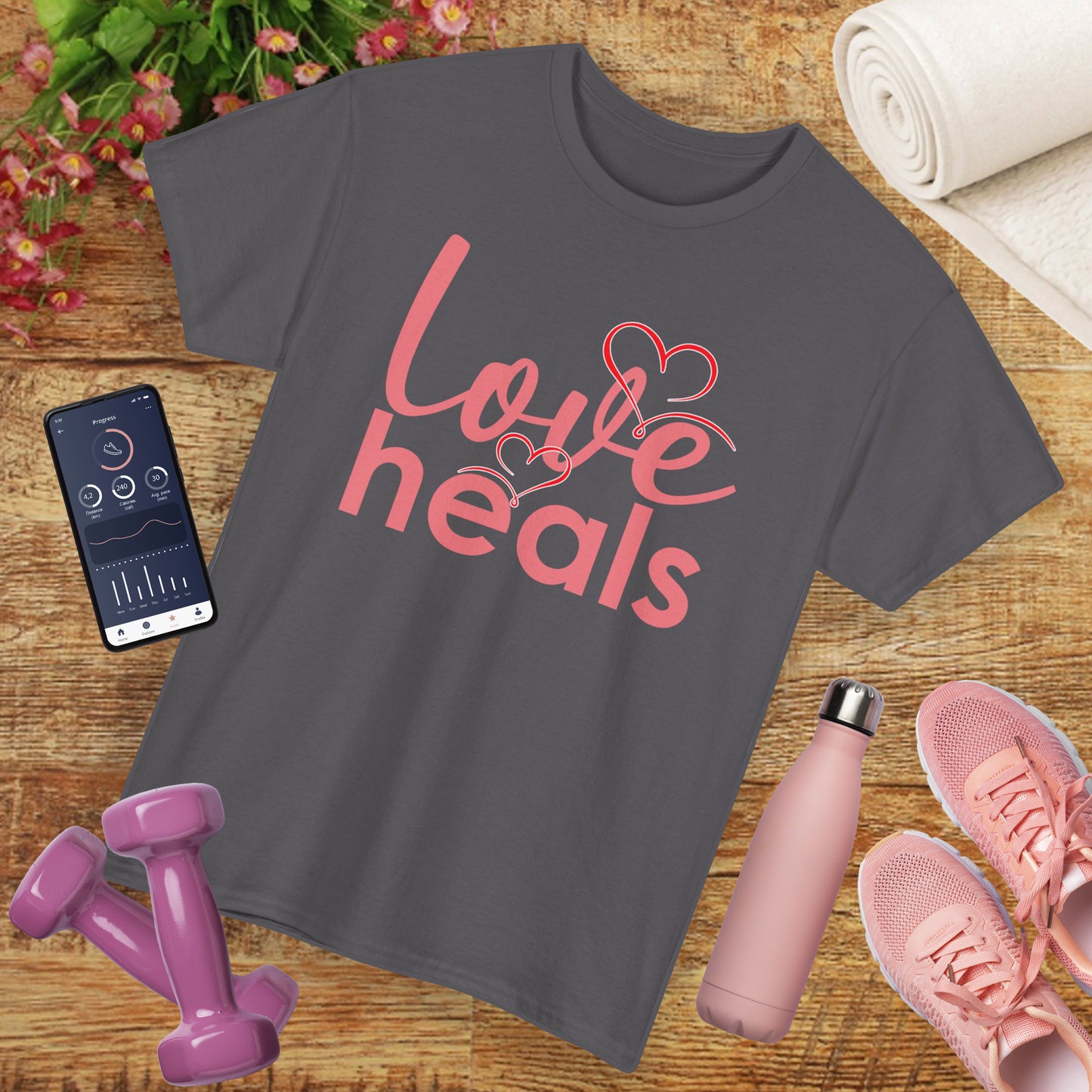 Universal Love Heavy Cotton Tee - Love Heals