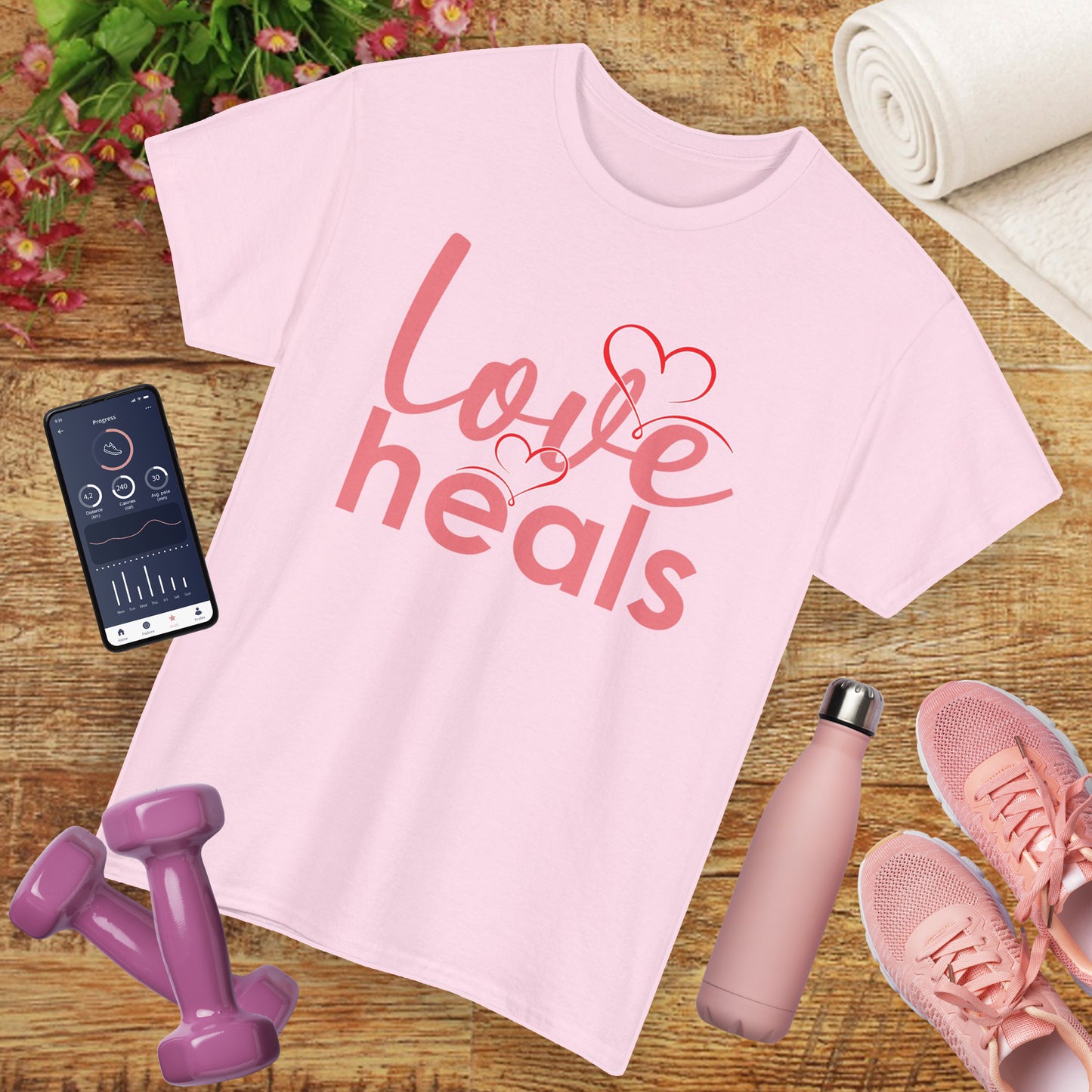 Universal Love Heavy Cotton Tee - Love Heals