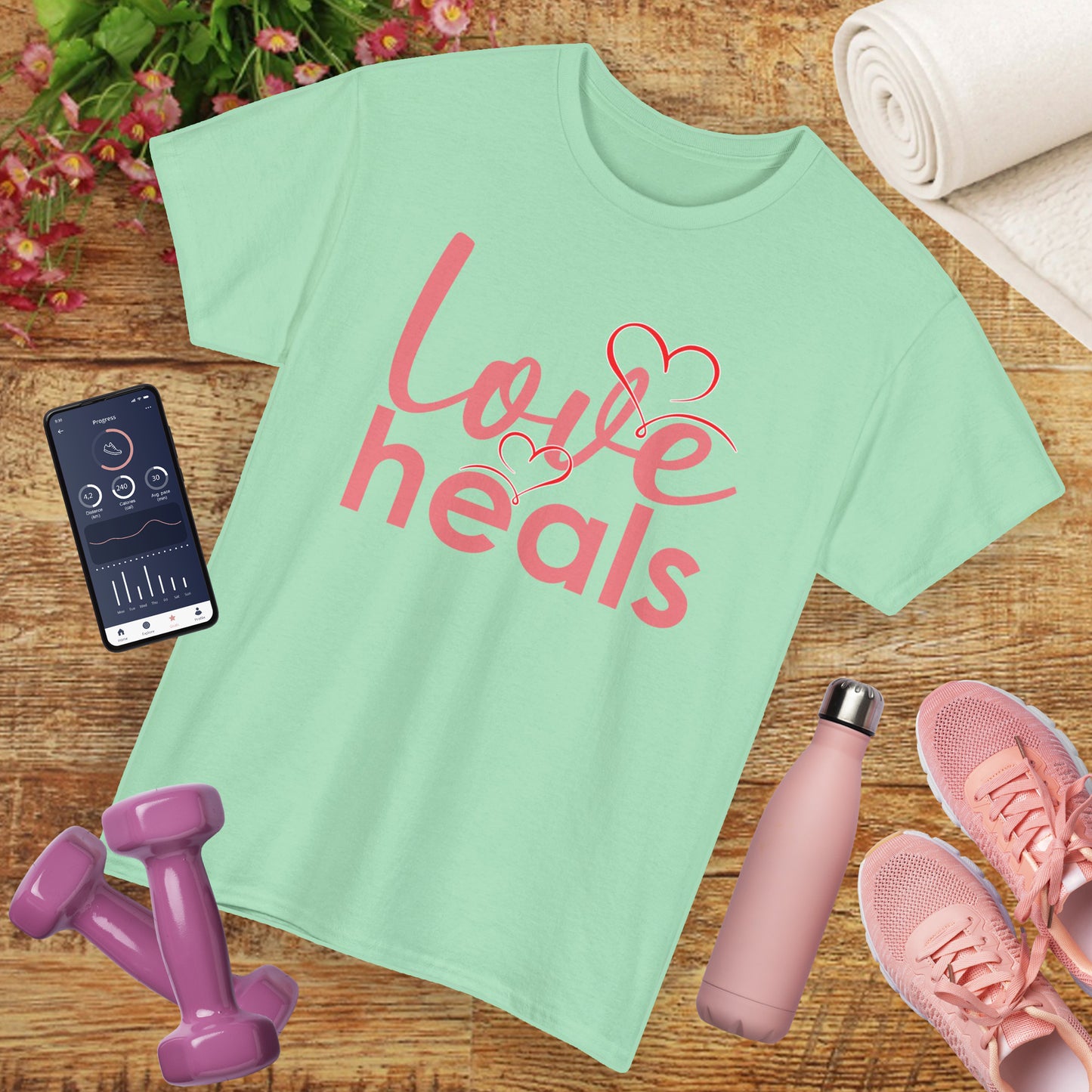 Universal Love Heavy Cotton Tee - Love Heals
