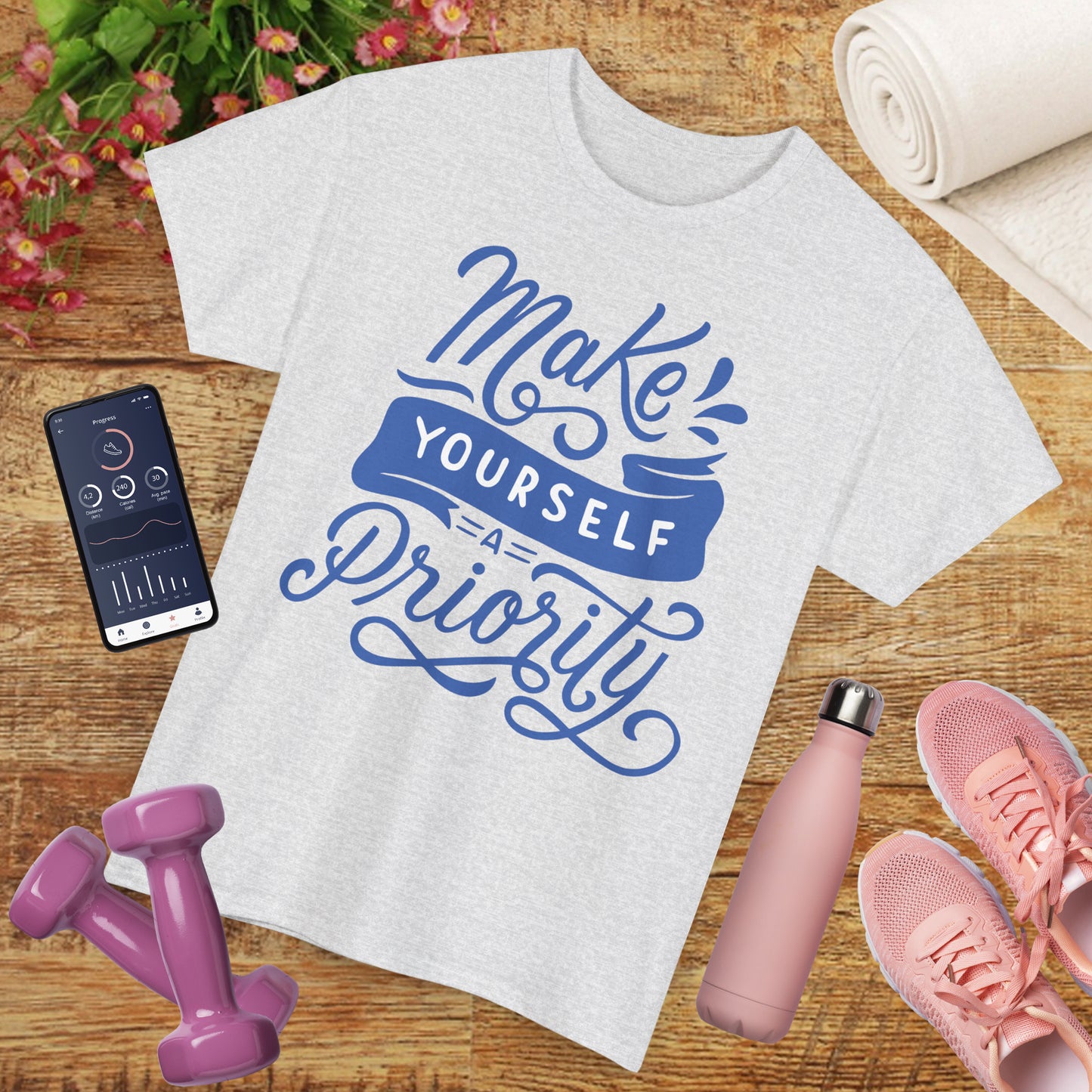 🌷Sacred Self Heavy Cotton Tee - Because You Deserve Your Own Love First