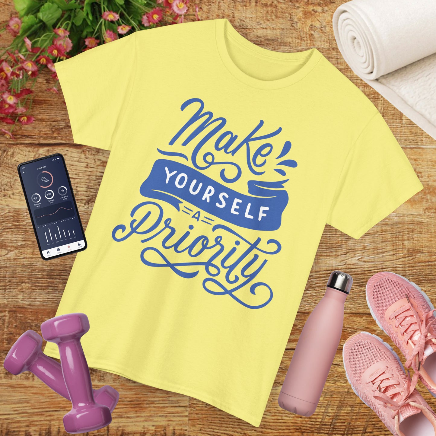 🌷Sacred Self Heavy Cotton Tee - Because You Deserve Your Own Love First