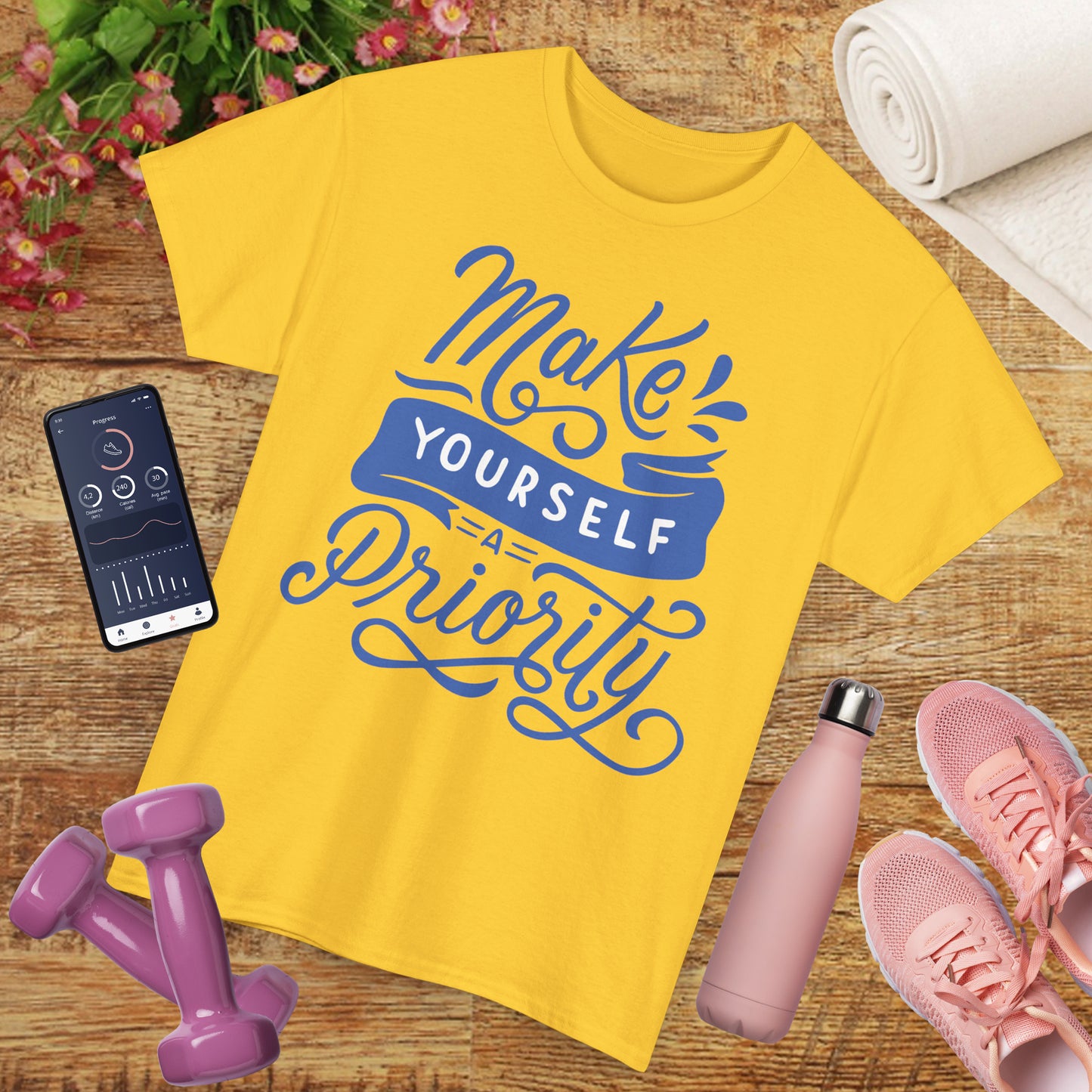 🌷Sacred Self Heavy Cotton Tee - Because You Deserve Your Own Love First