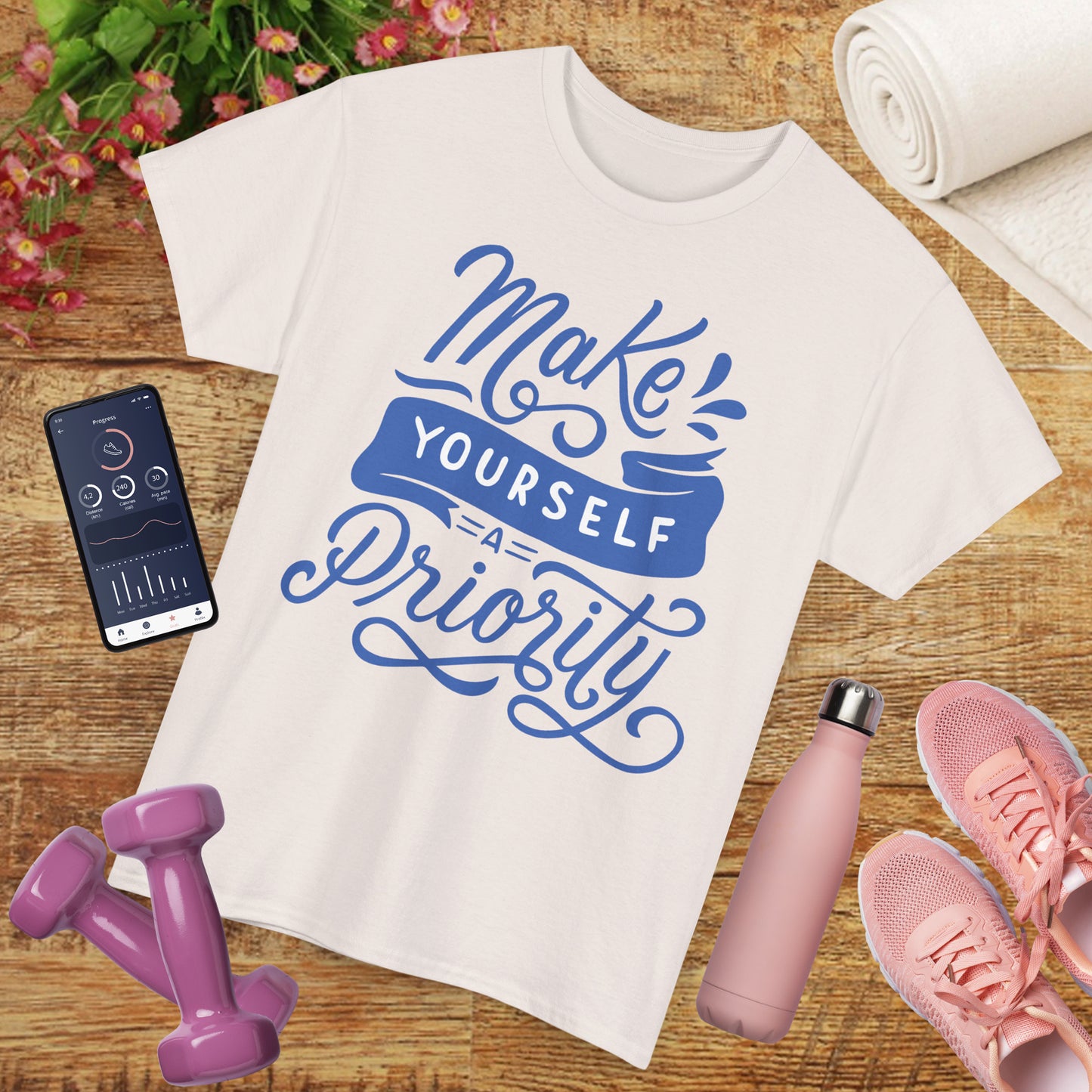 🌷Sacred Self Heavy Cotton Tee - Because You Deserve Your Own Love First