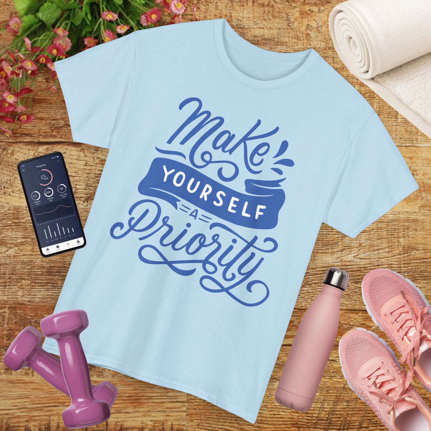 🌷Sacred Self Heavy Cotton Tee - Because You Deserve Your Own Love First