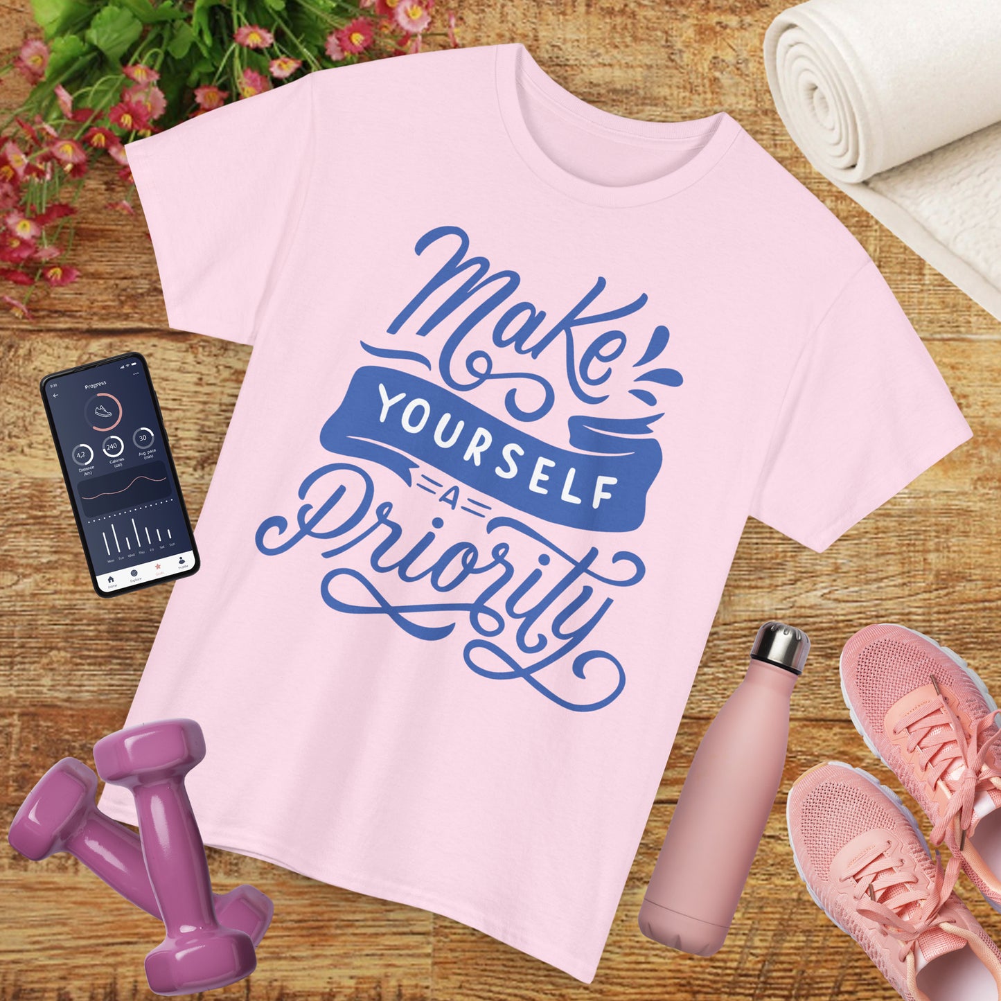 🌷Sacred Self Heavy Cotton Tee - Because You Deserve Your Own Love First