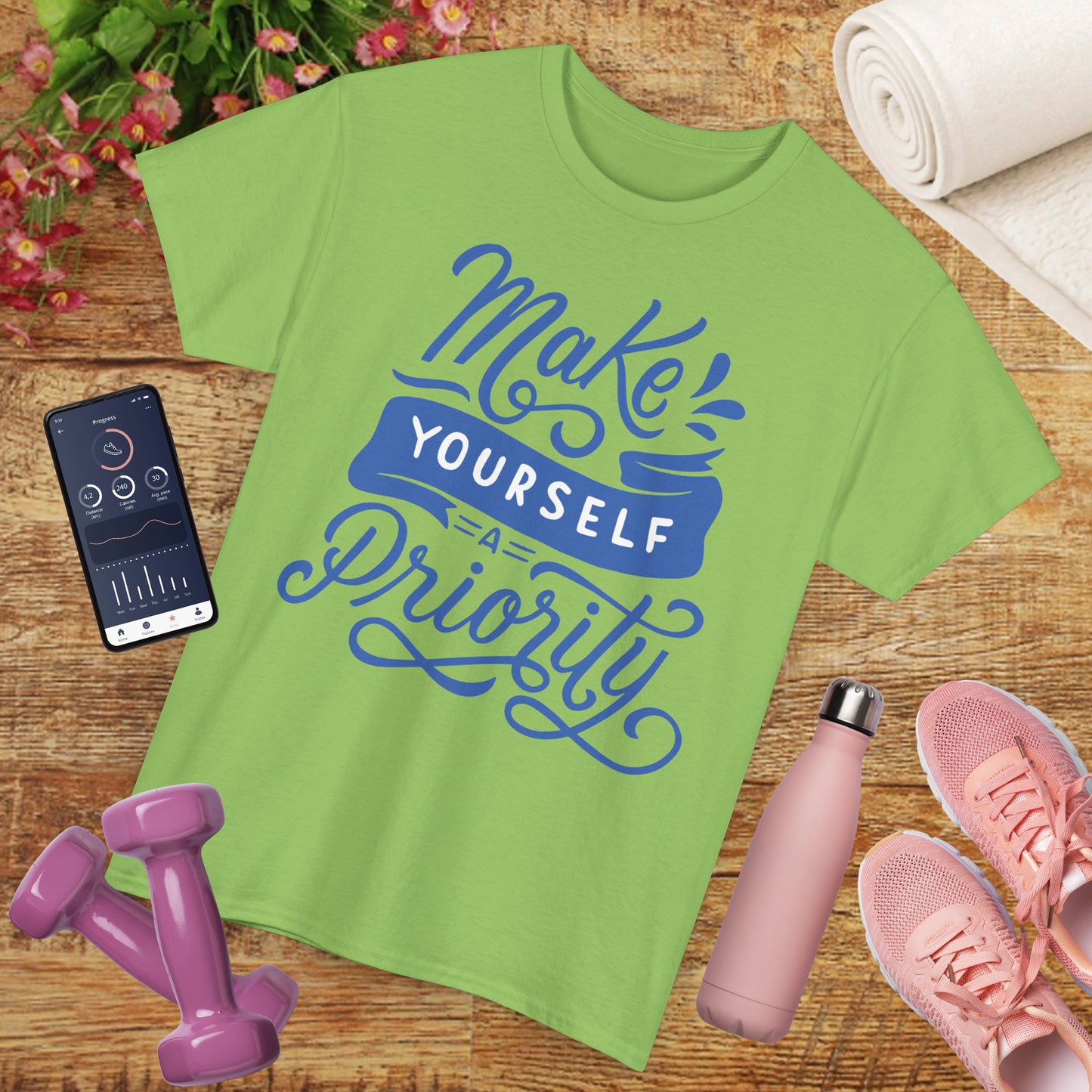 🌷Sacred Self Heavy Cotton Tee - Because You Deserve Your Own Love First