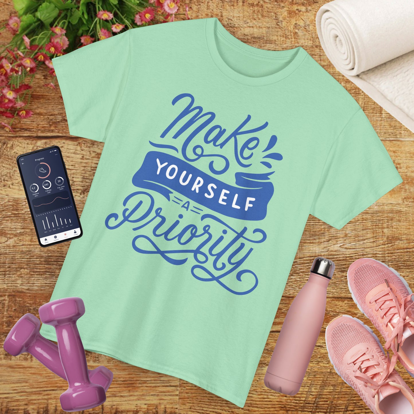 🌷Sacred Self Heavy Cotton Tee - Because You Deserve Your Own Love First