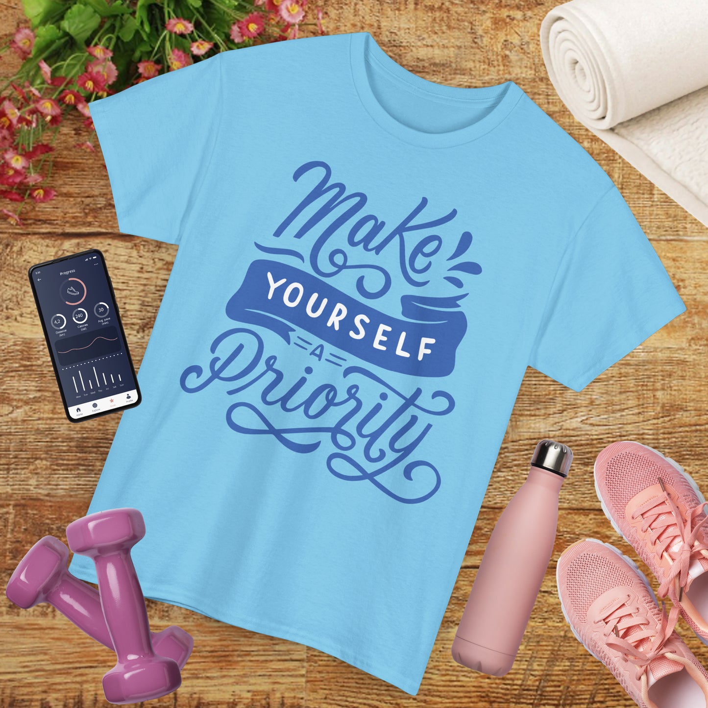 🌷Sacred Self Heavy Cotton Tee - Because You Deserve Your Own Love First