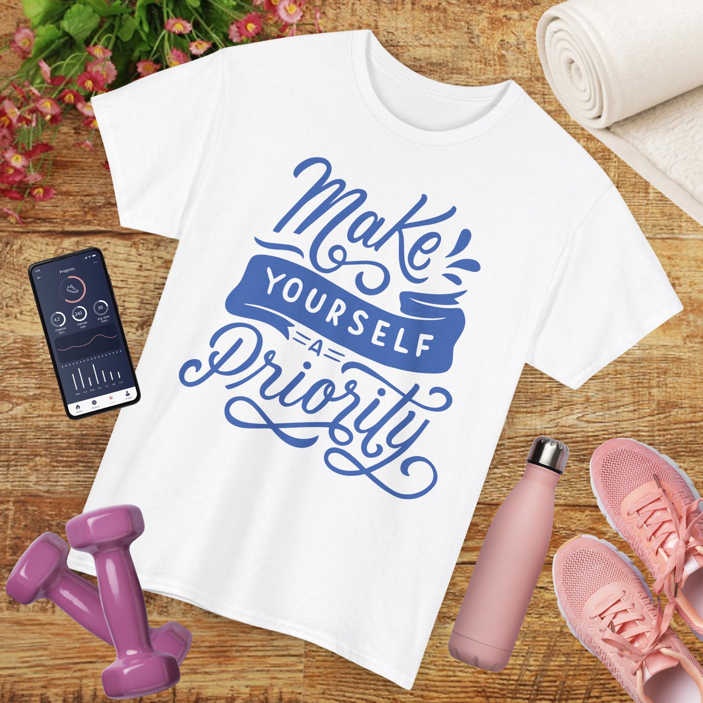 🌷Sacred Self Heavy Cotton Tee - Because You Deserve Your Own Love First