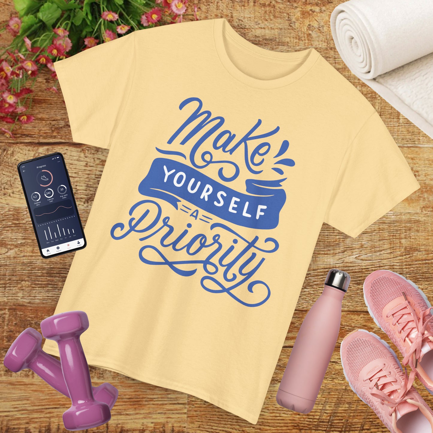 🌷Sacred Self Heavy Cotton Tee - Because You Deserve Your Own Love First