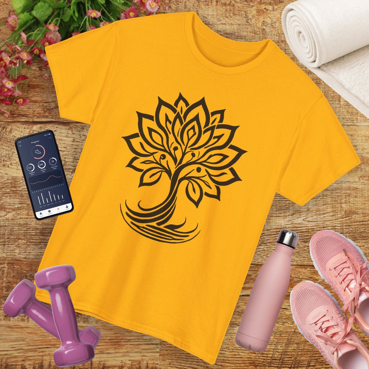 Rooted & Radiant - Tree of Life Heavy Cotton Tee