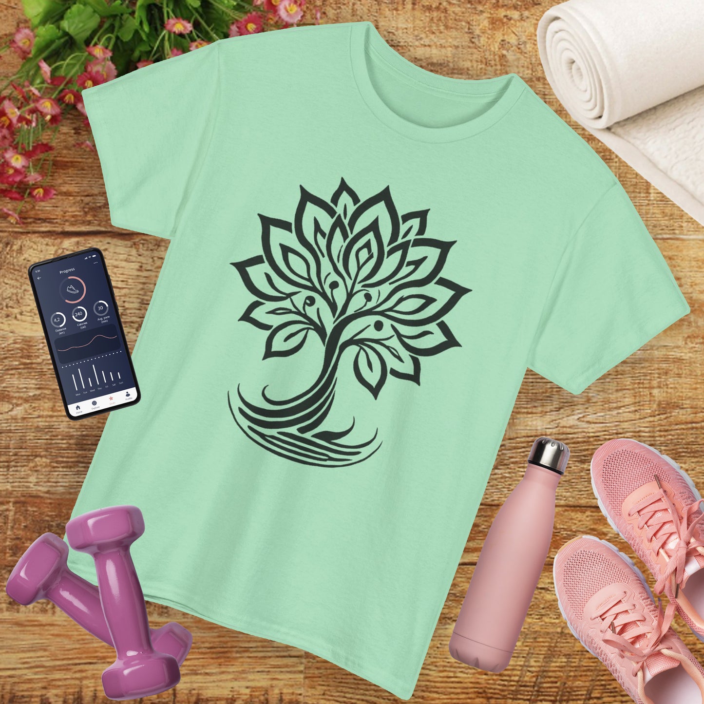 Rooted & Radiant - Tree of Life Heavy Cotton Tee