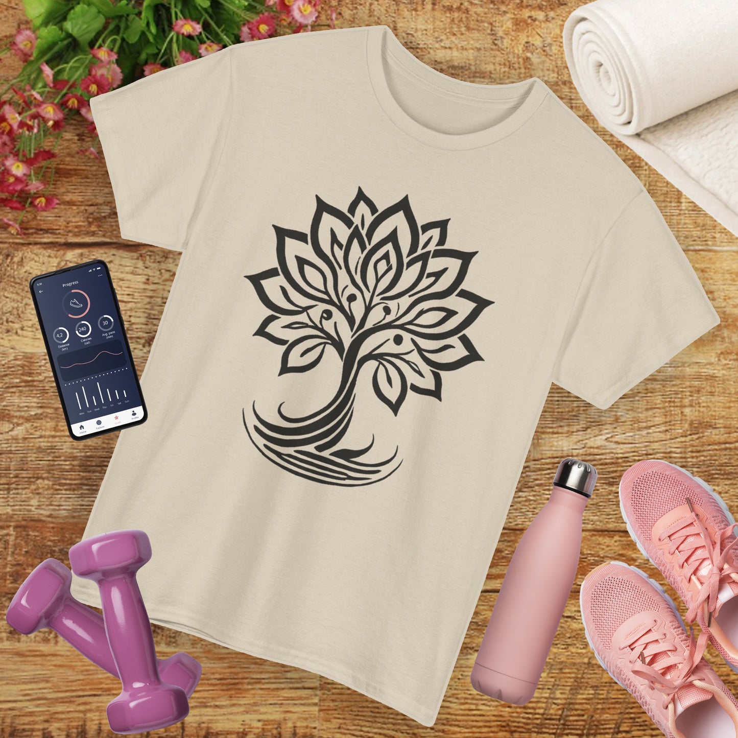 Rooted & Radiant - Tree of Life Heavy Cotton Tee