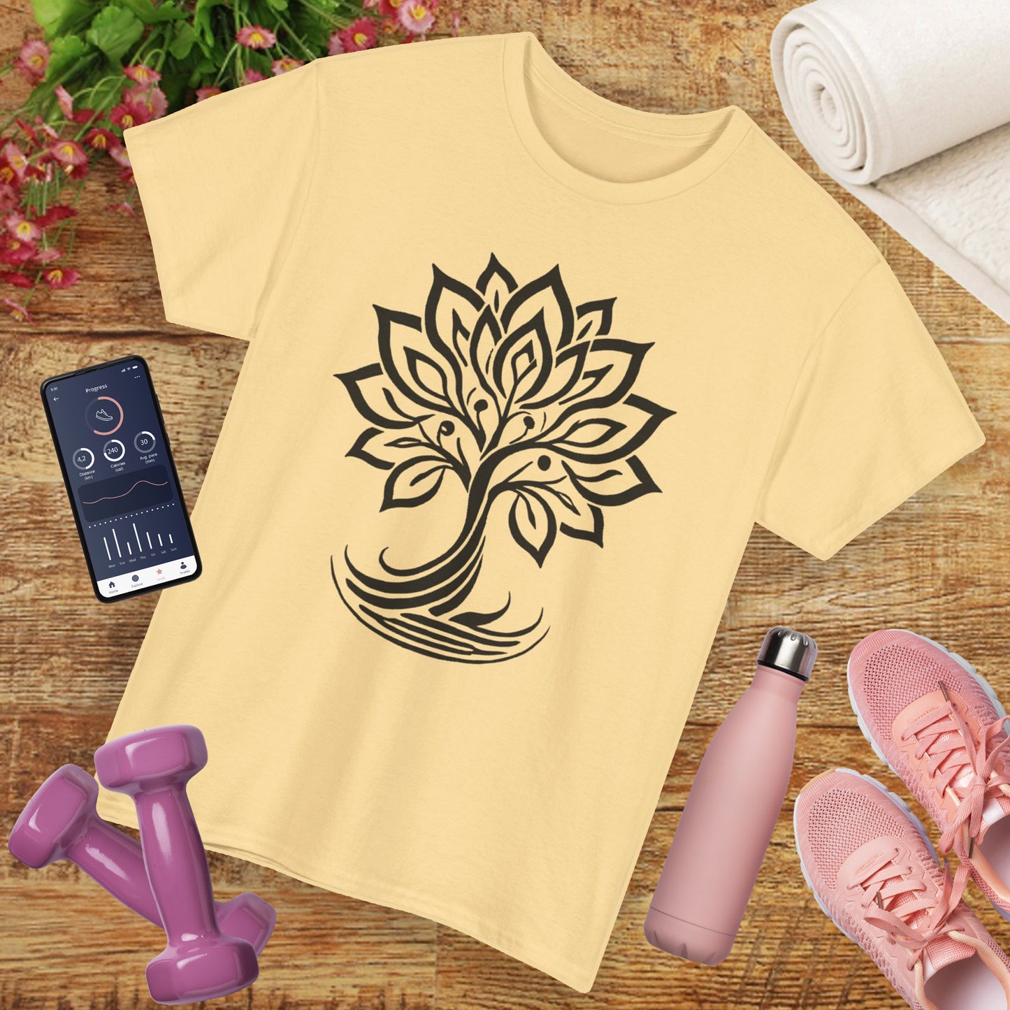 Rooted & Radiant - Tree of Life Heavy Cotton Tee