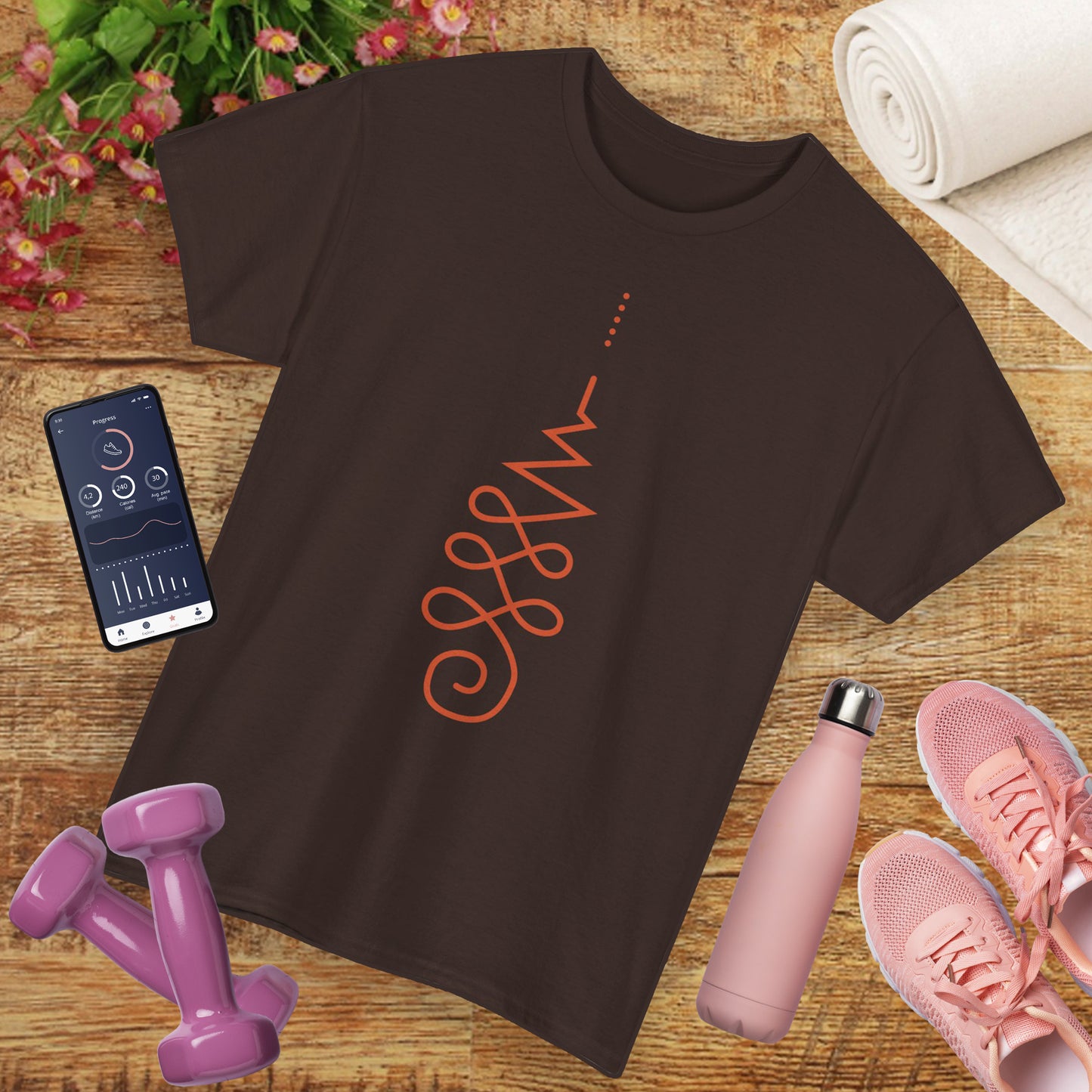 🌼Awaken Energy Heavy Cotton Tee - Wear Your Power, Flow with Intention