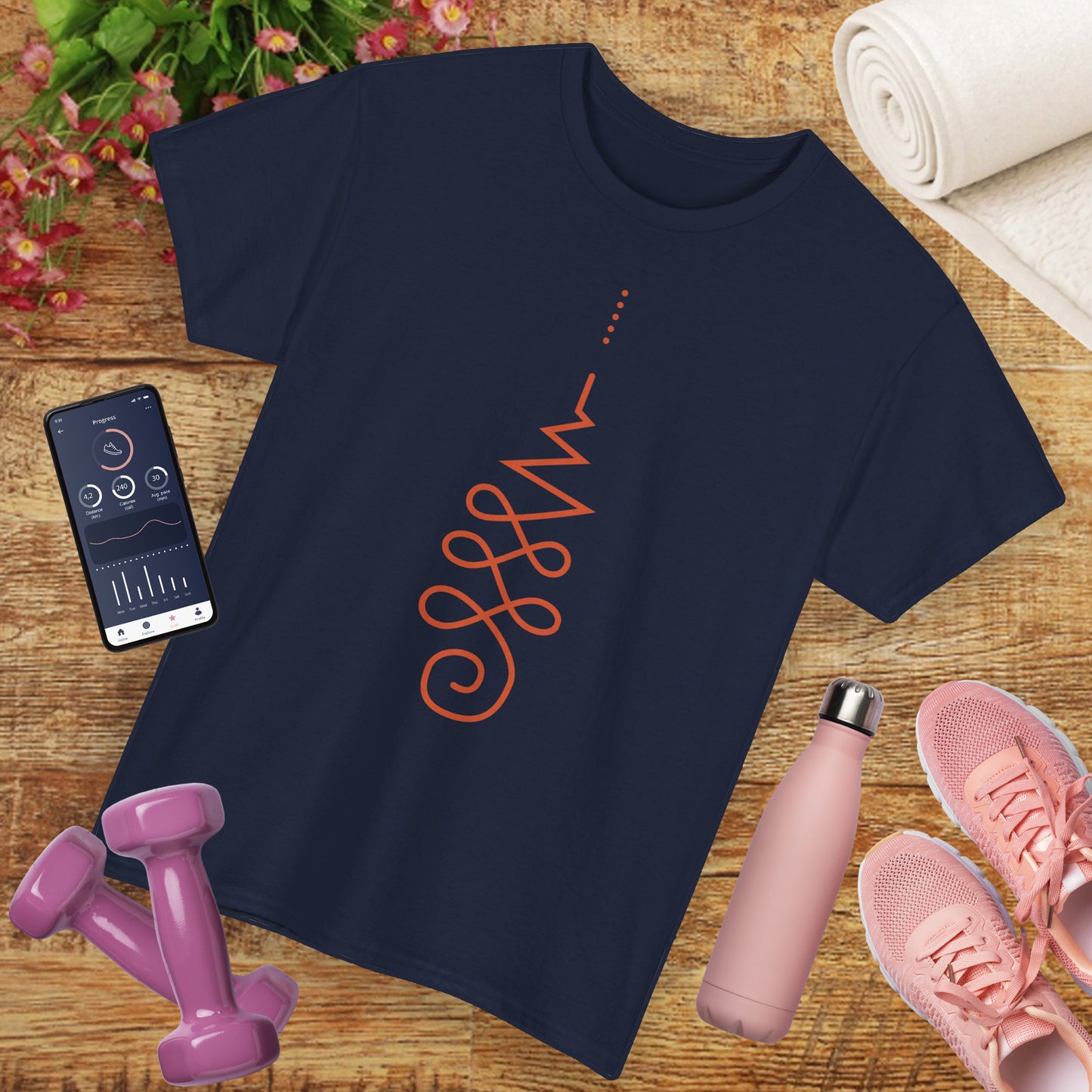 🌼Awaken Energy Heavy Cotton Tee - Wear Your Power, Flow with Intention