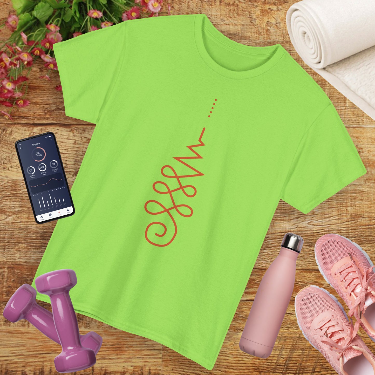 🌼Awaken Energy Heavy Cotton Tee - Wear Your Power, Flow with Intention