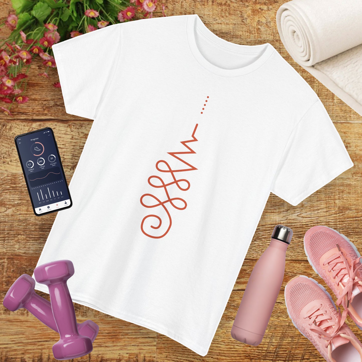🌼Awaken Energy Heavy Cotton Tee - Wear Your Power, Flow with Intention