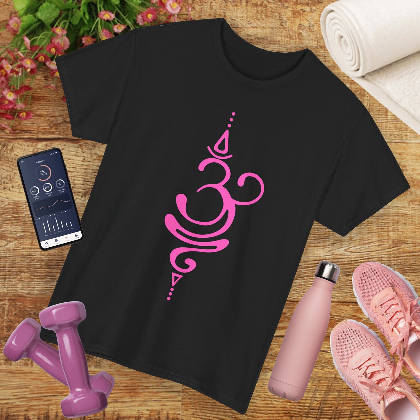 “OM Essence” Heavy Cotton Tee - The Sacred Sound of Serenity