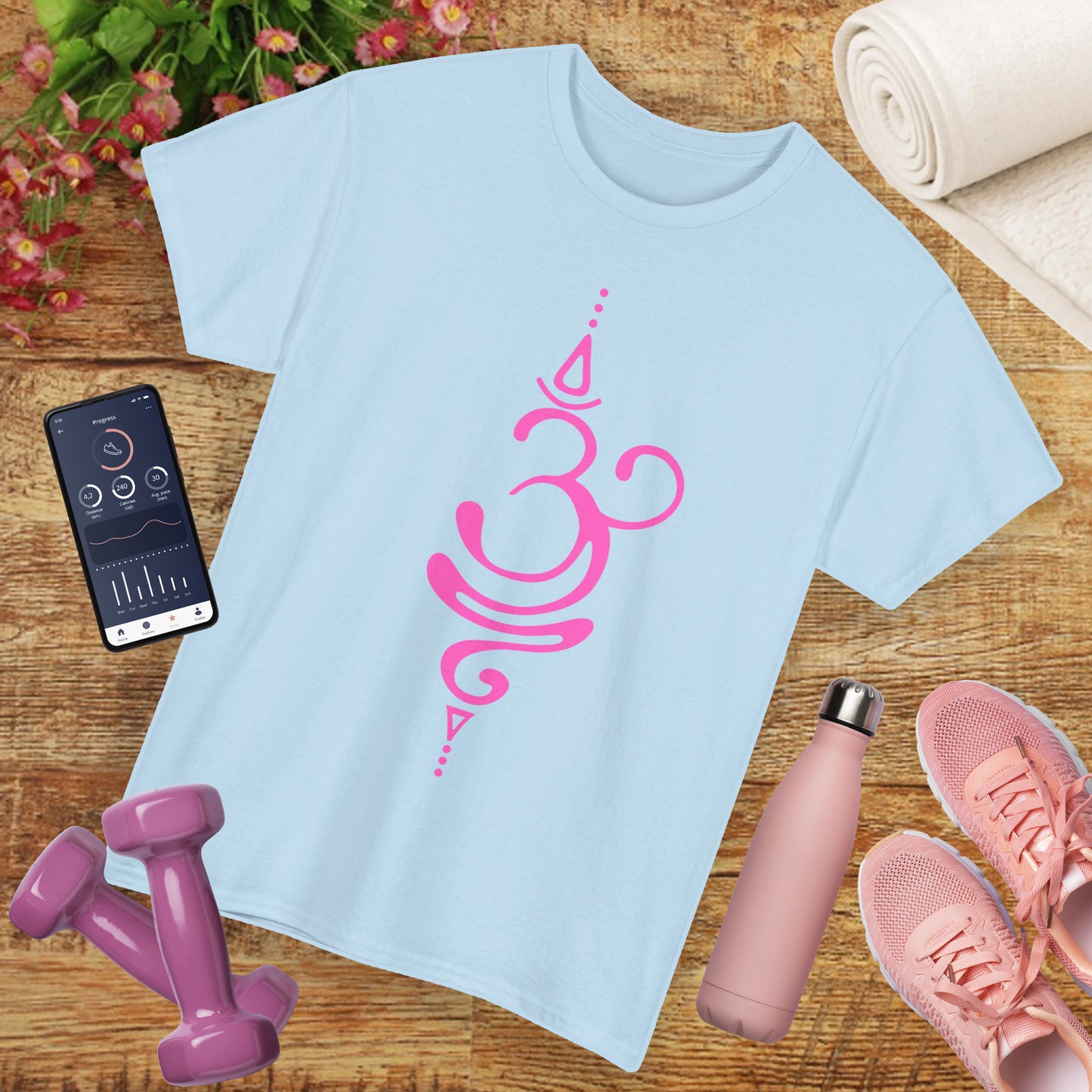 “OM Essence” Heavy Cotton Tee - The Sacred Sound of Serenity