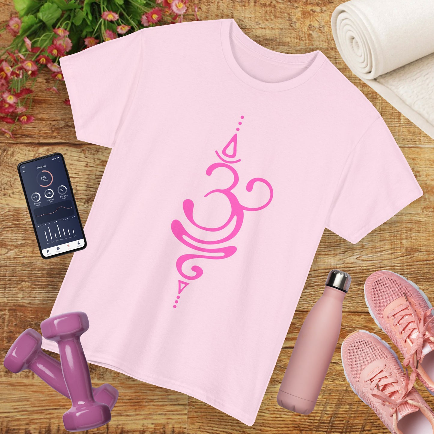 “OM Essence” Heavy Cotton Tee - The Sacred Sound of Serenity