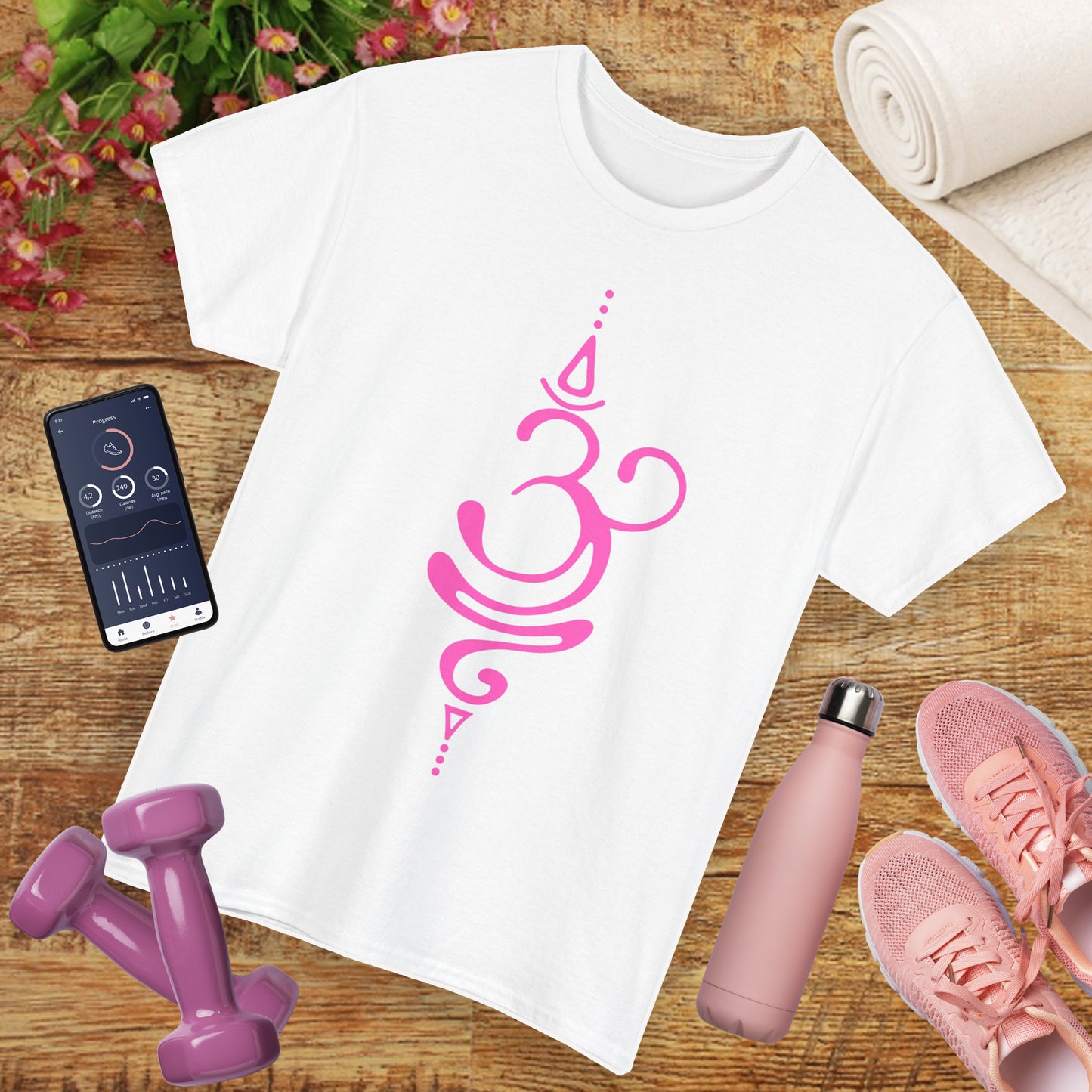 “OM Essence” Heavy Cotton Tee - The Sacred Sound of Serenity