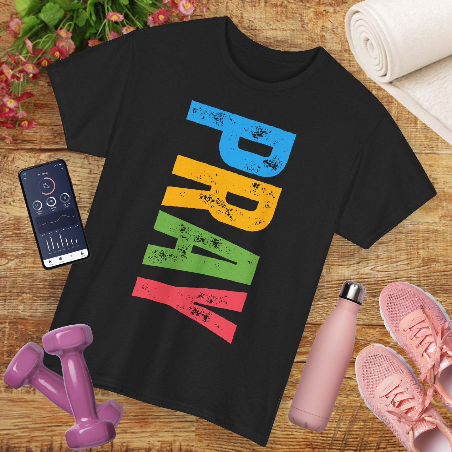 "PRAY" Heavy Cotton Tee - Inspirational T-Shirt for Spiritual Growth