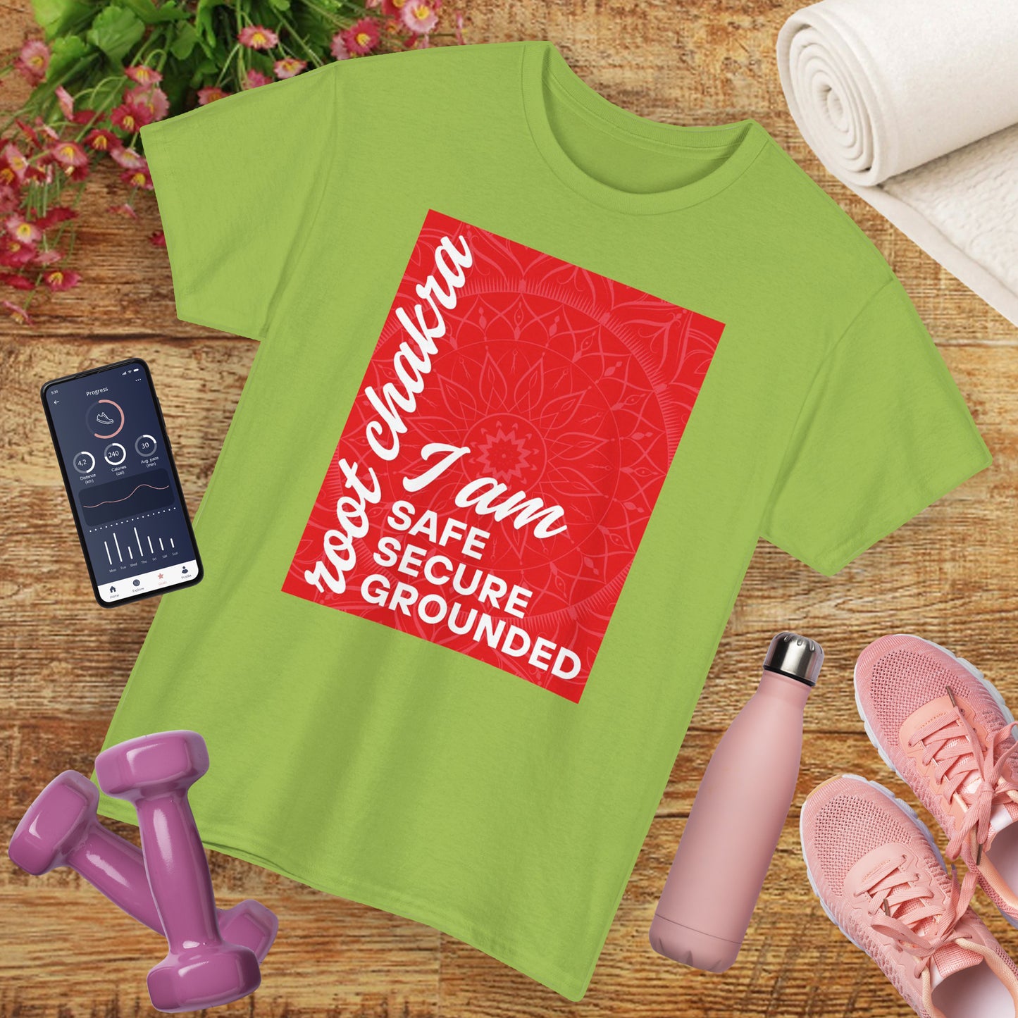 💖Rooted in Strength Heavy Cotton Tee - Grounded in Empowerment