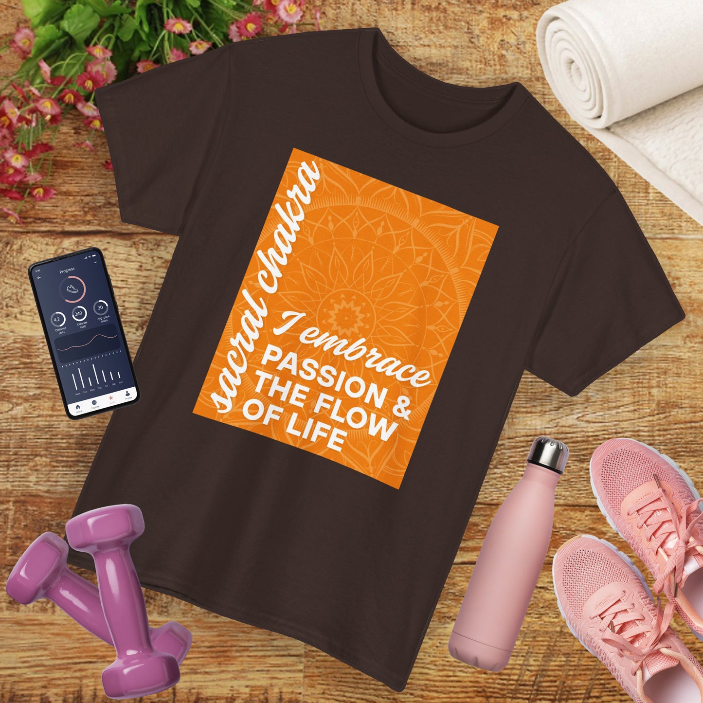🧡Flow of Passion Heavy Cotton Tee - Embrace Your Creativity