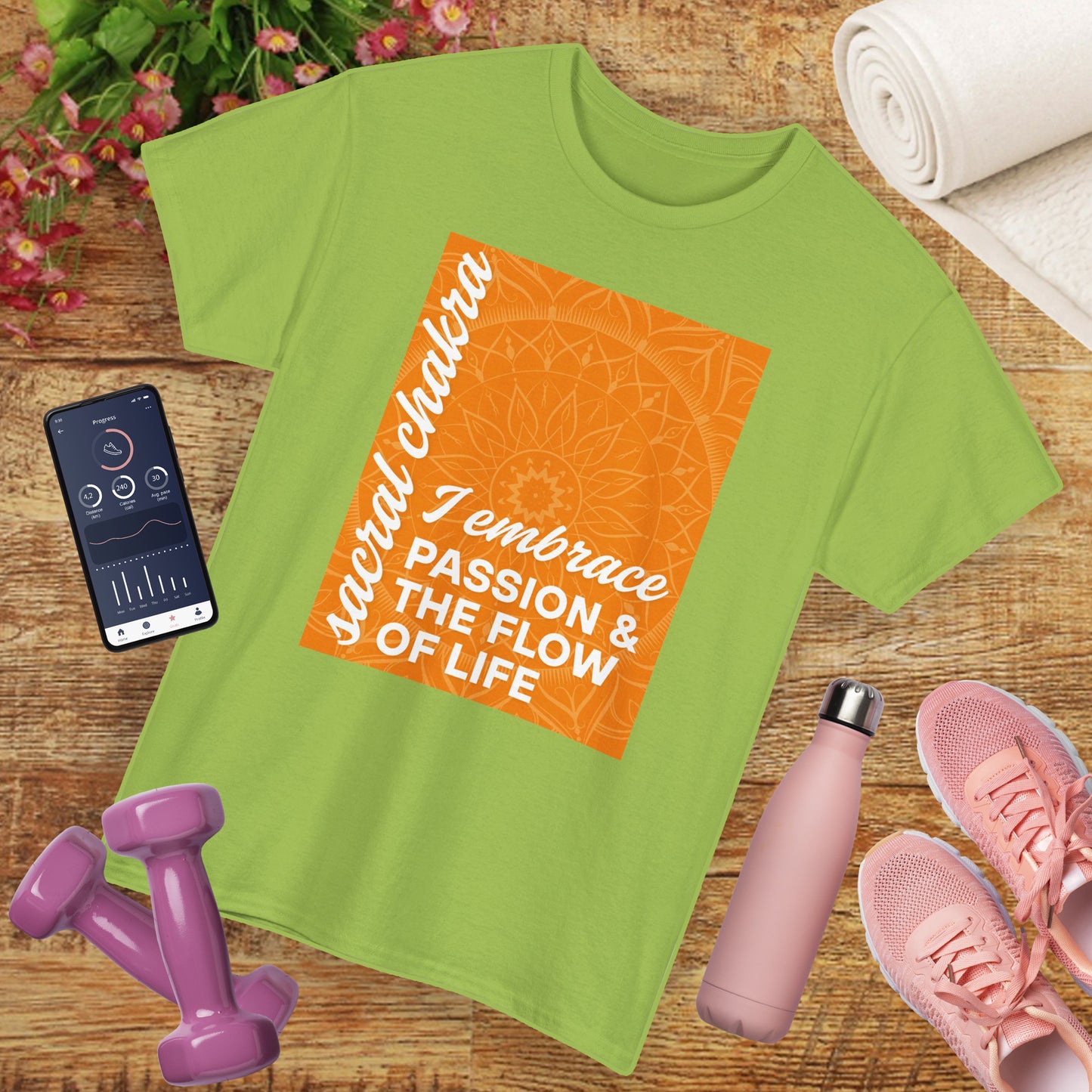 🧡Flow of Passion Heavy Cotton Tee - Embrace Your Creativity