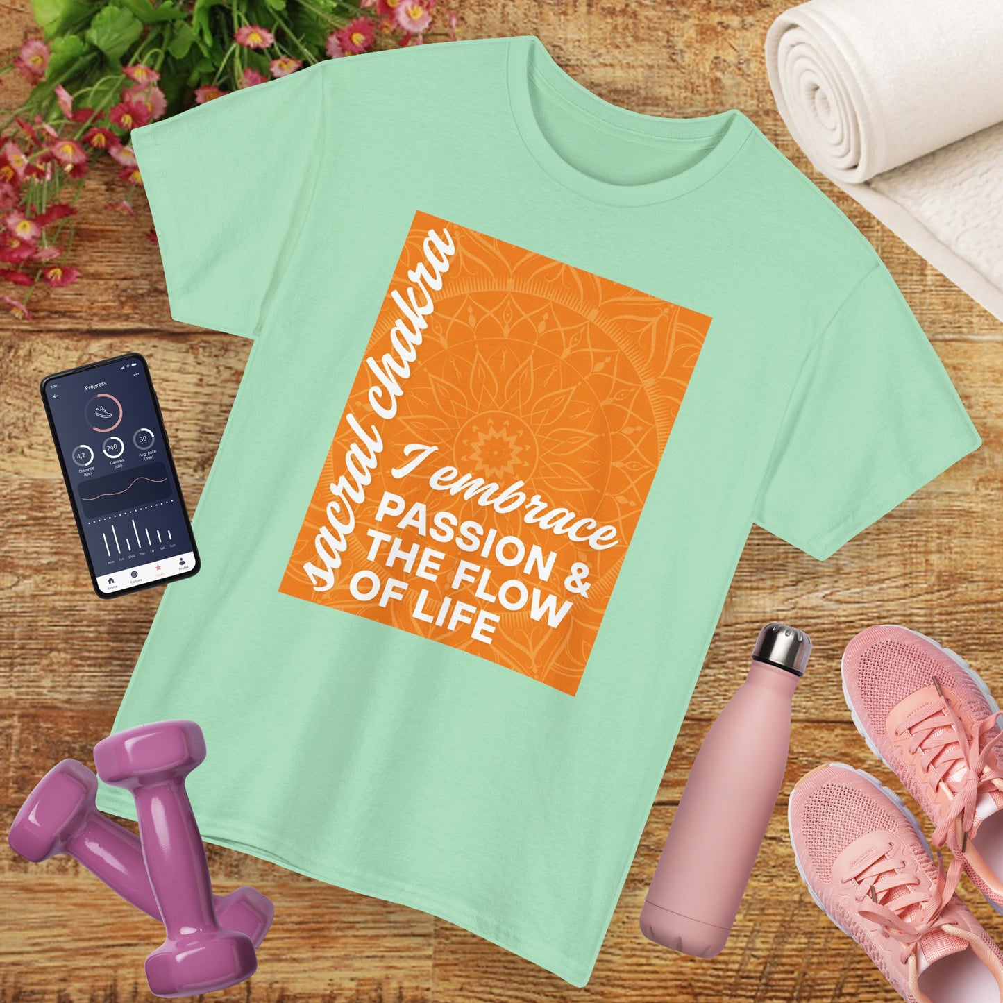 🧡Flow of Passion Heavy Cotton Tee - Embrace Your Creativity