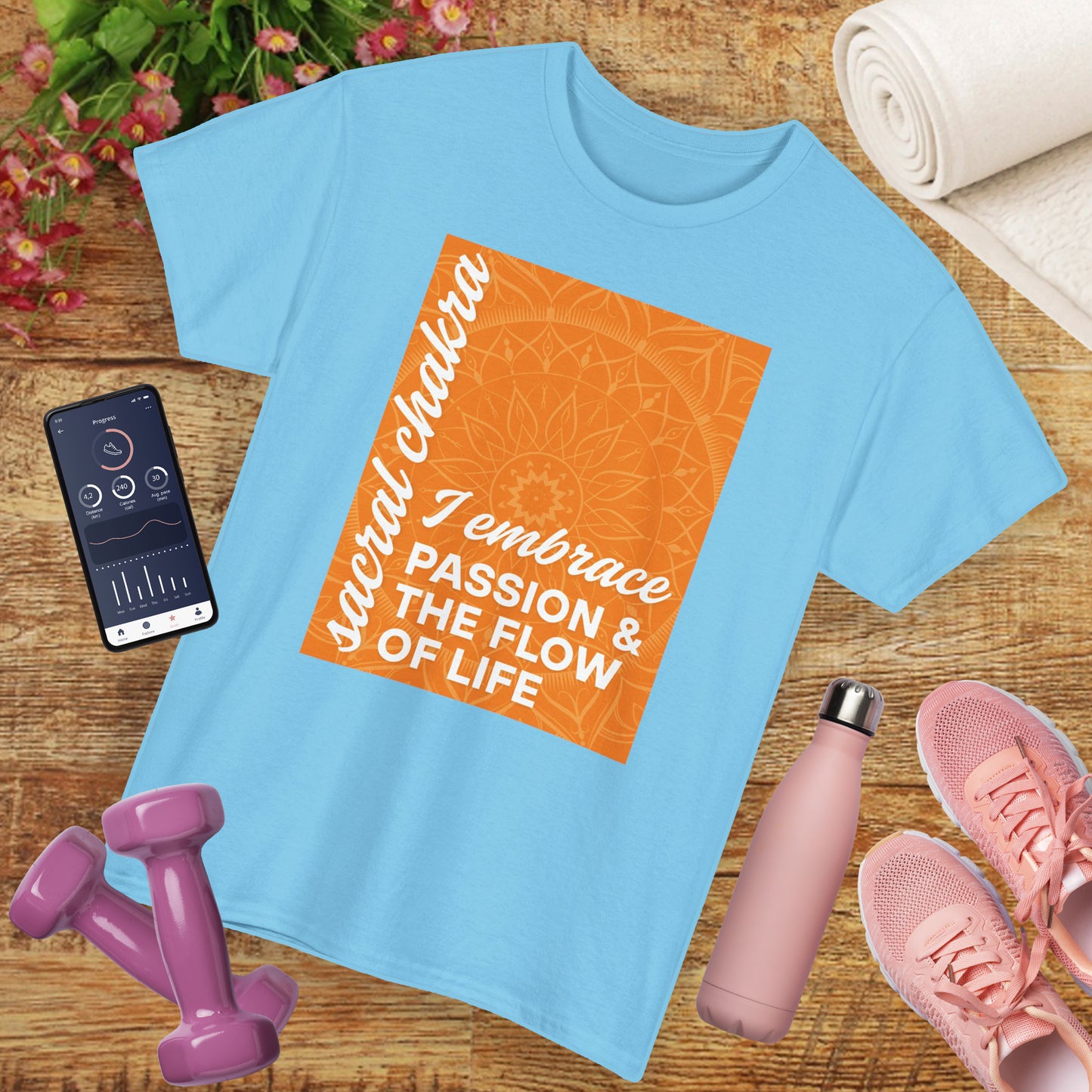 🧡Flow of Passion Heavy Cotton Tee - Embrace Your Creativity