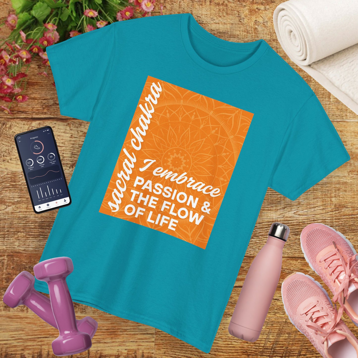 🧡Flow of Passion Heavy Cotton Tee - Embrace Your Creativity