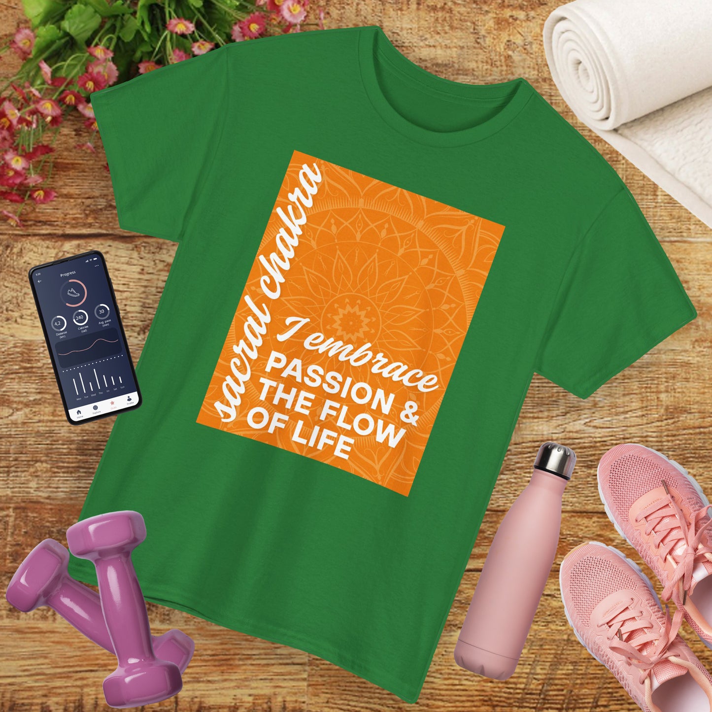 🧡Flow of Passion Heavy Cotton Tee - Embrace Your Creativity