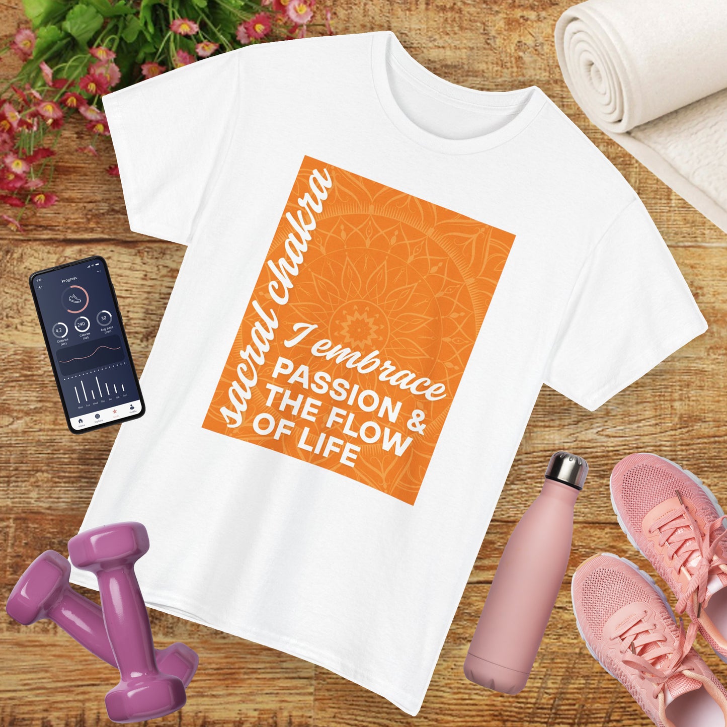 🧡Flow of Passion Heavy Cotton Tee - Embrace Your Creativity