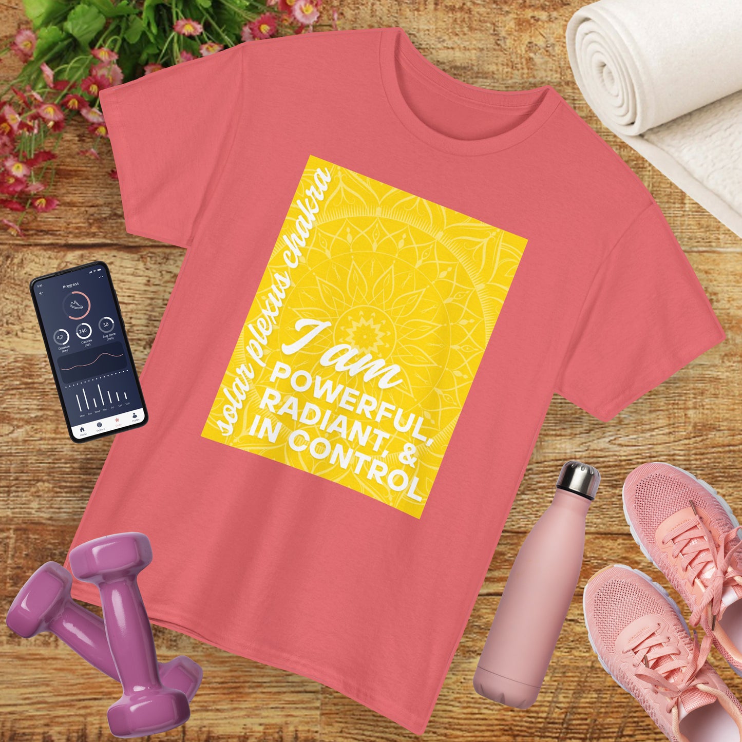 ☀️Radiant Power Heavy Cotton Tee - Own Your Inner Fire