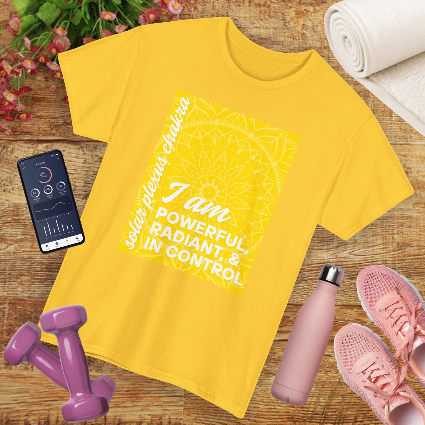 ☀️Radiant Power Heavy Cotton Tee - Own Your Inner Fire